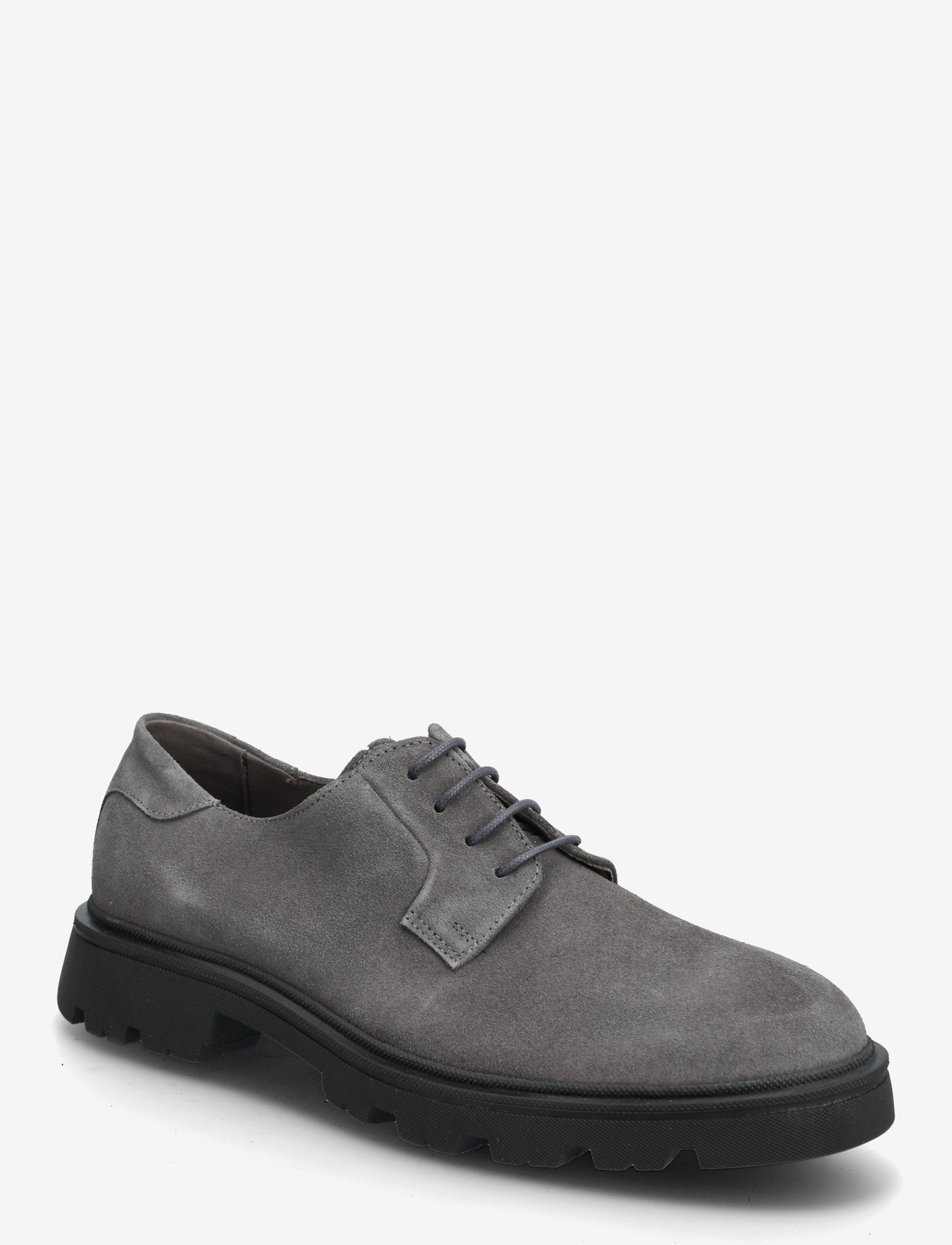 Garment Project - Minnesota Derby - Charcoal Suede - derby kingad - charcoal - 0