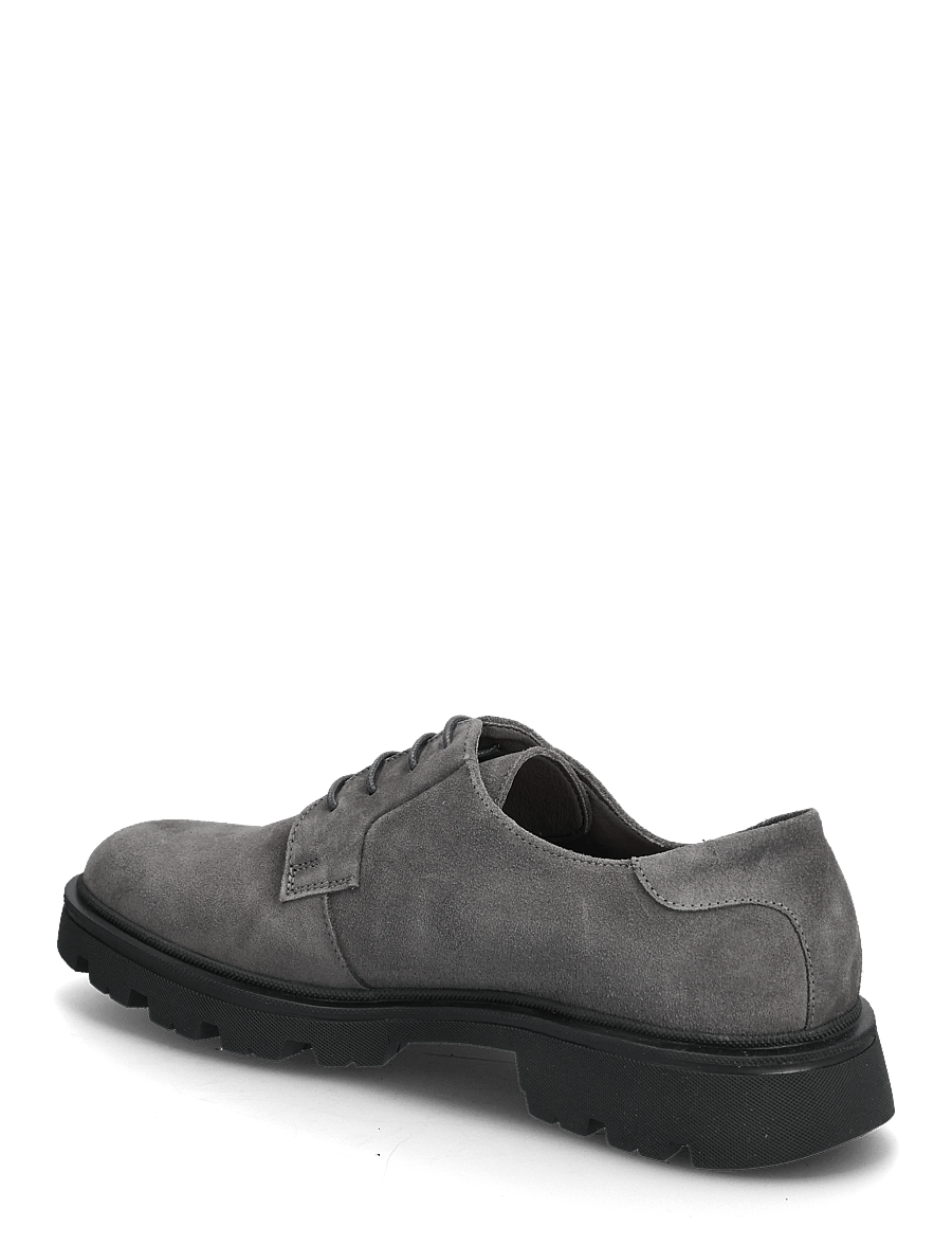Garment Project - Minnesota Derby - Charcoal Suede - derbyskor - charcoal - 2
