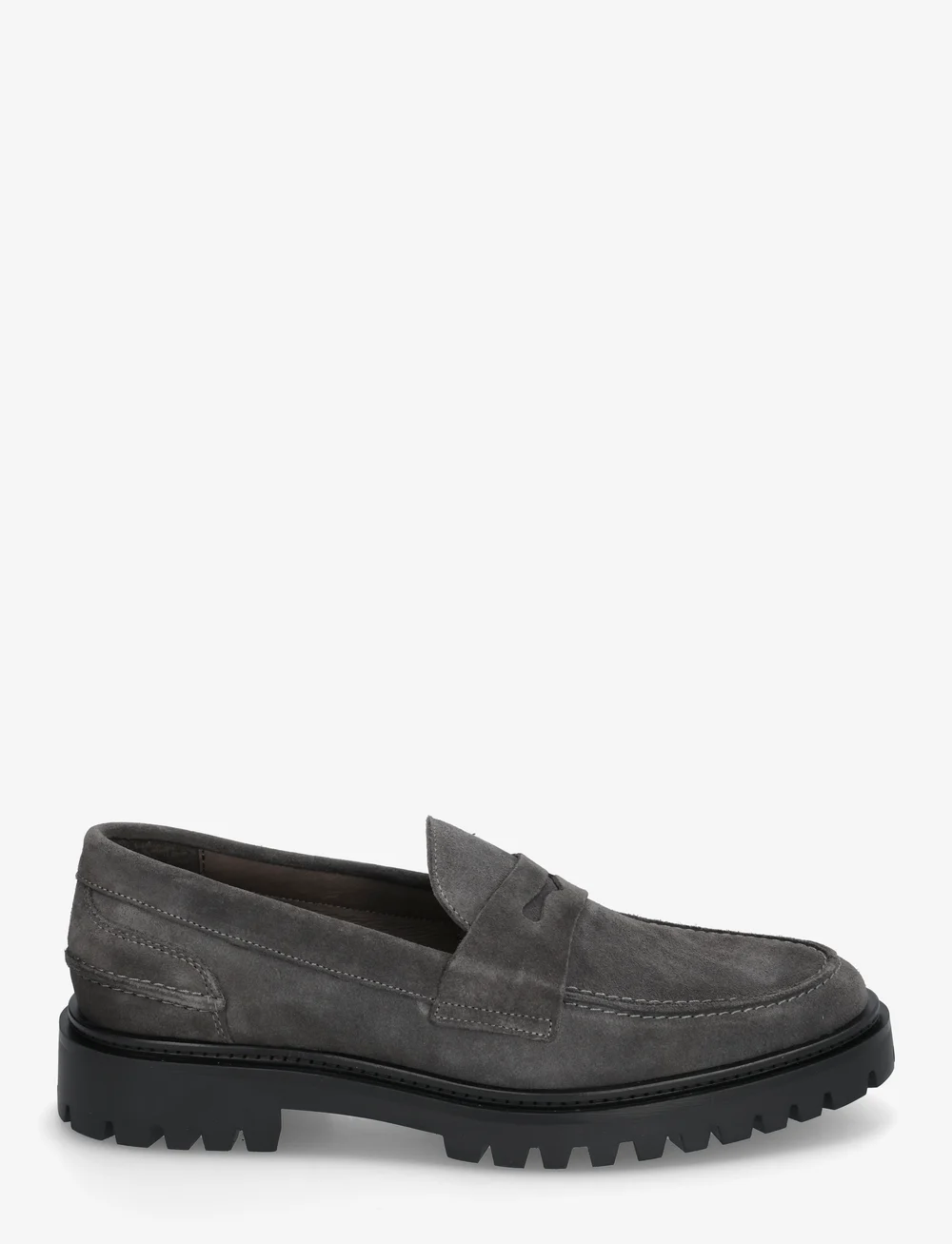 Garment Project - Aaron Penny Loafer - Charcoal Suede - nach anlass kaufen - charcoal - 1