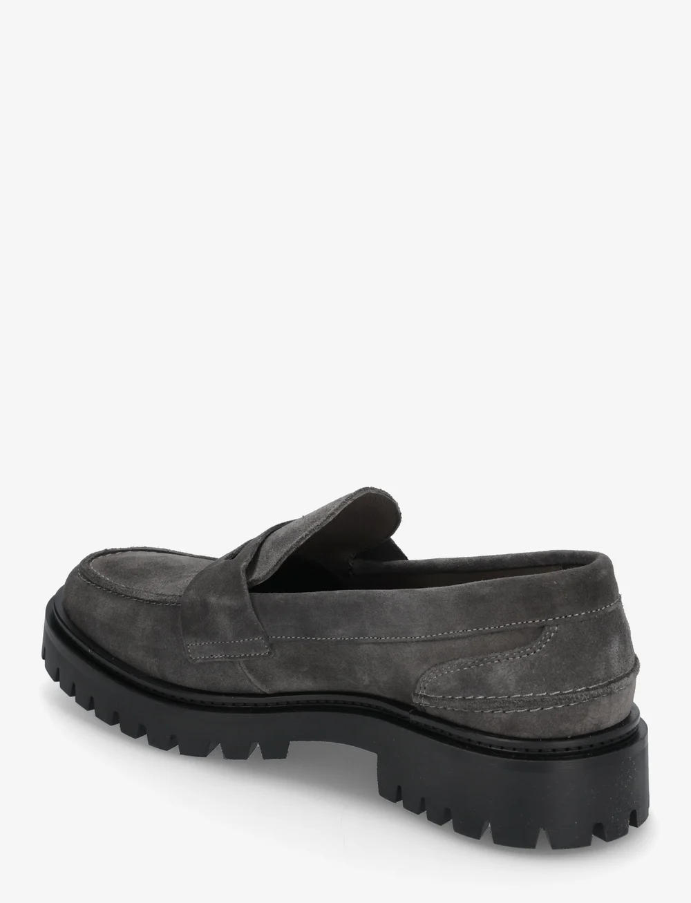 Garment Project - Aaron Penny Loafer - Charcoal Suede - nach anlass kaufen - charcoal - 2