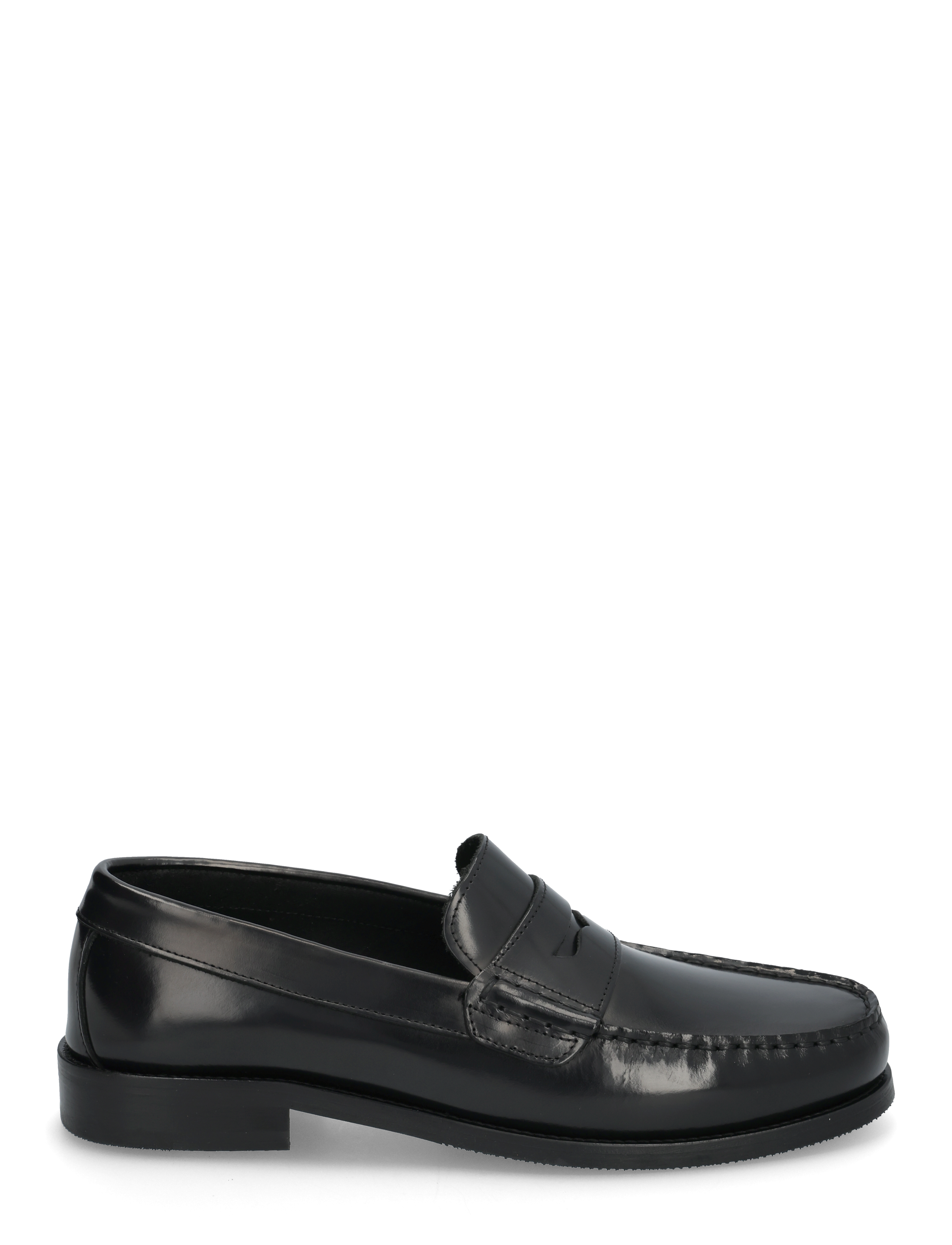Garment Project - Miles Penny Loafer - Black Polido - black - 1