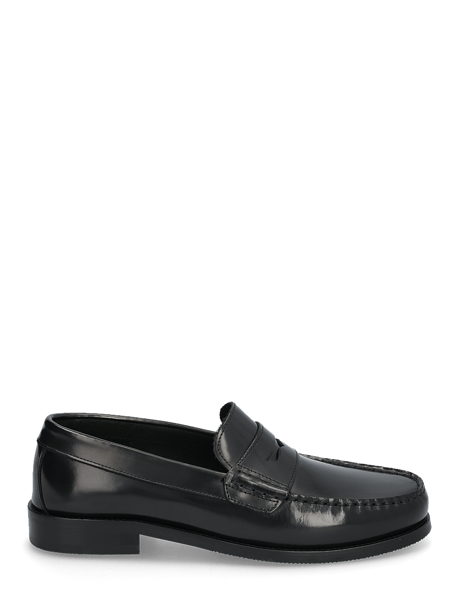 Garment Project - Miles Penny Loafer - Black Polido - shoppa efter tillfälle - black - 1