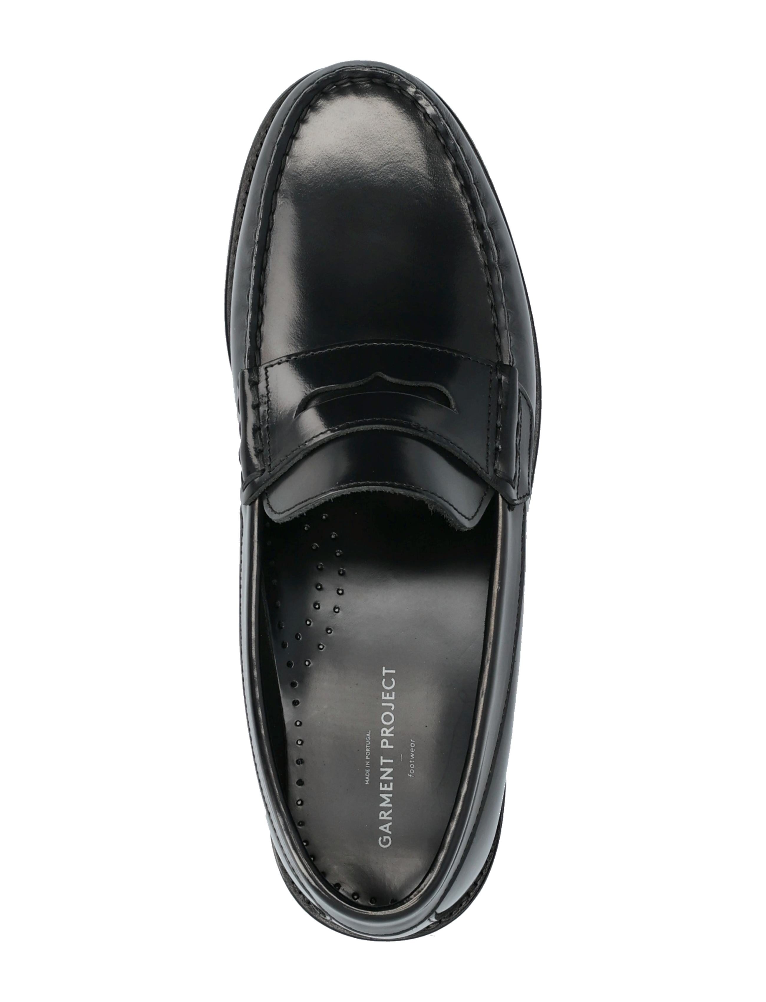 Garment Project - Miles Penny Loafer - Black Polido - black - 3