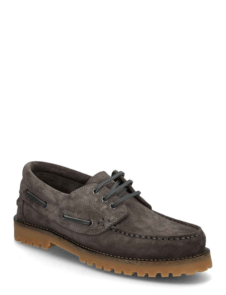 Garment Project - Ollie Boat Shoe - Suede - shop by occasion - charcoal - 0