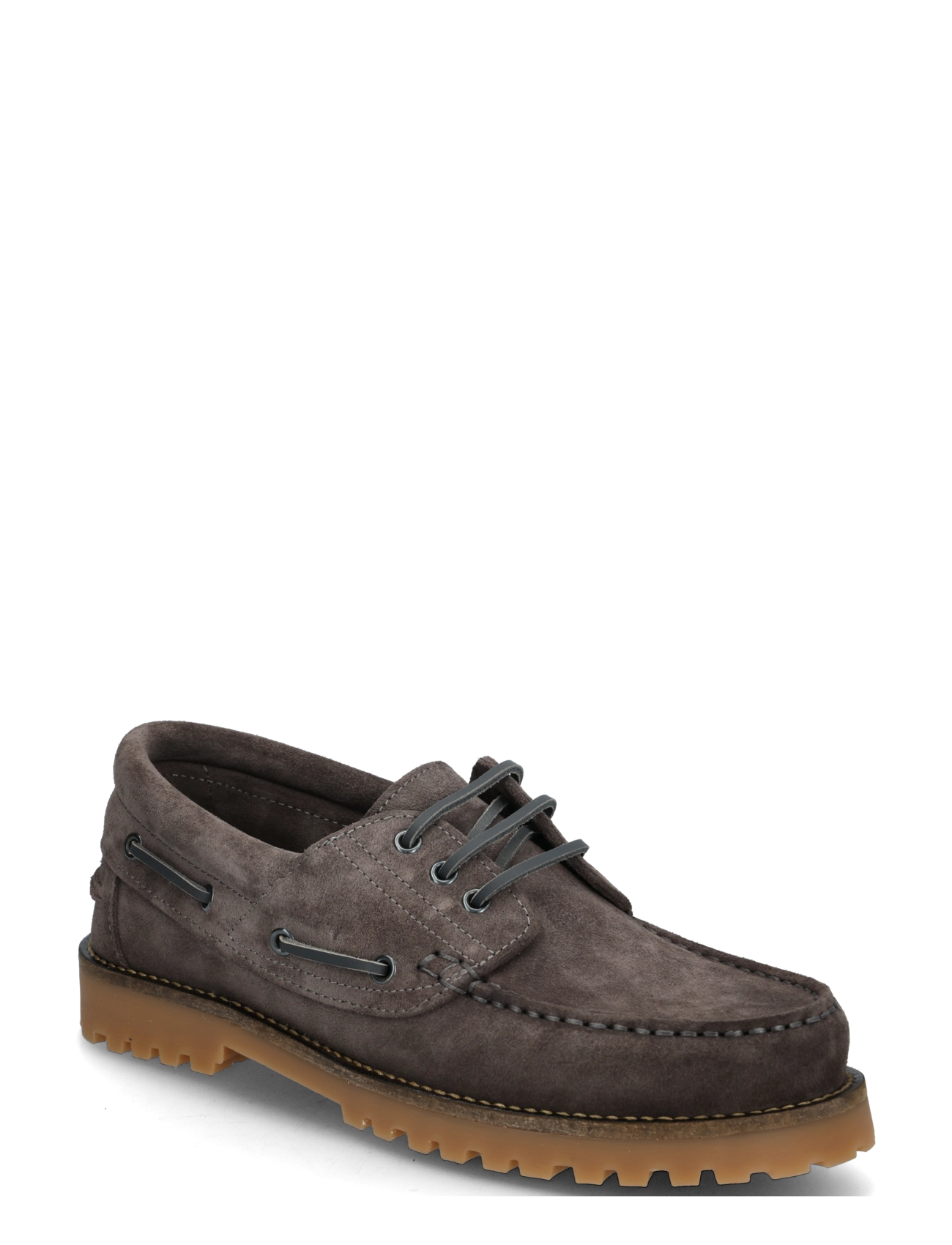 Garment Project Ollie Boat Shoe - Suede - Inspiratsioon - CHARCOAL / grey
