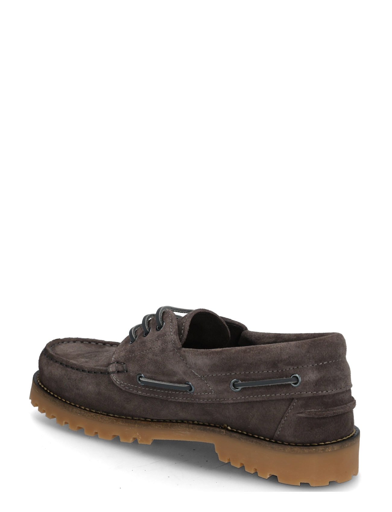 Garment Project - Ollie Boat Shoe - Suede - charcoal - 1