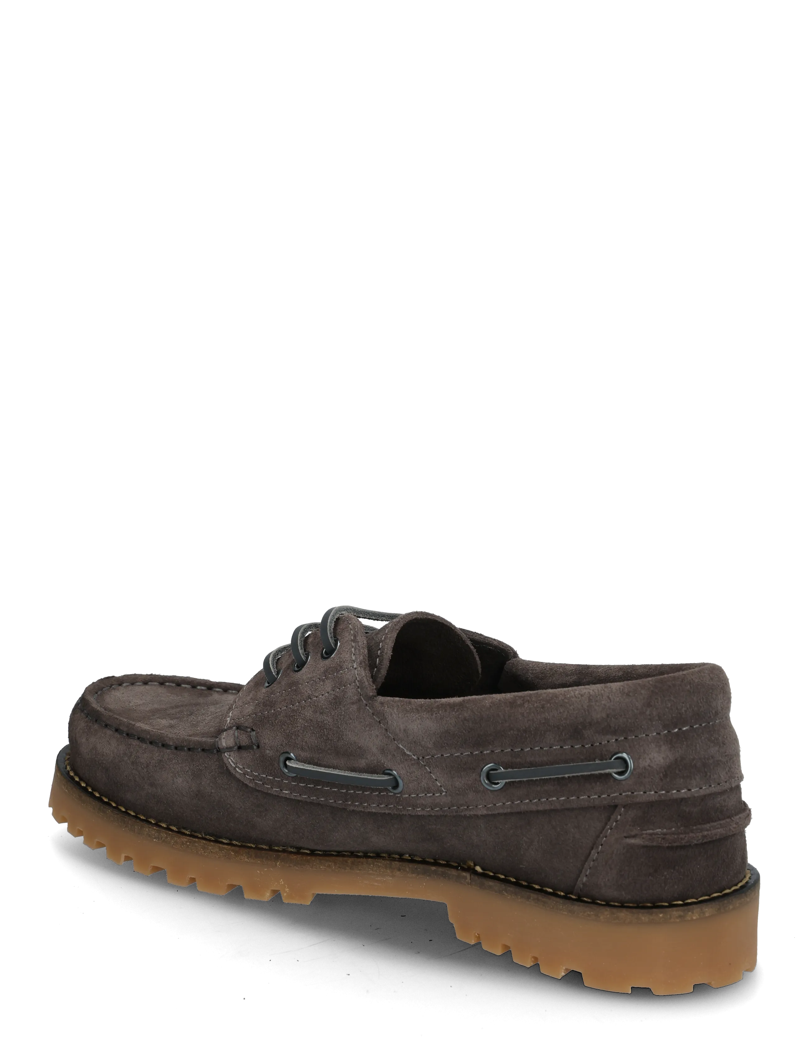 Garment Project - Ollie Boat Shoe - Suede - shop by occasion - charcoal - 1