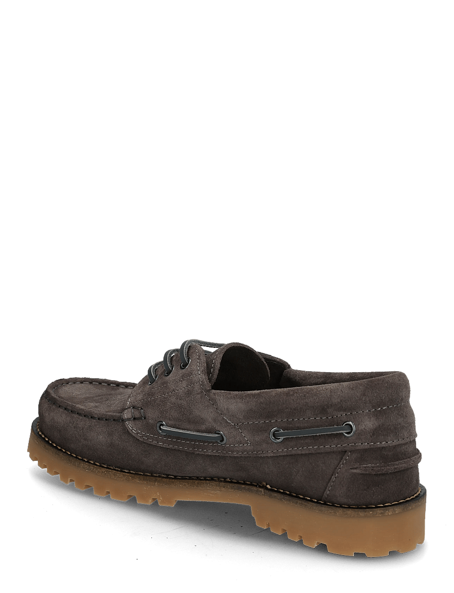 Garment Project - Ollie Boat Shoe - Suede - shop by occasion - charcoal - 1