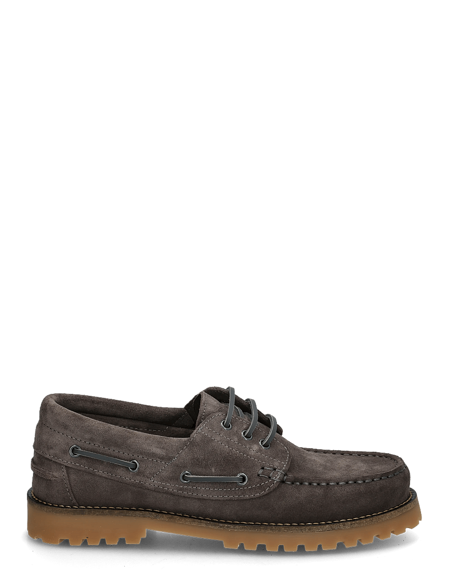 Garment Project - Ollie Boat Shoe - Suede - shop by occasion - charcoal - 2
