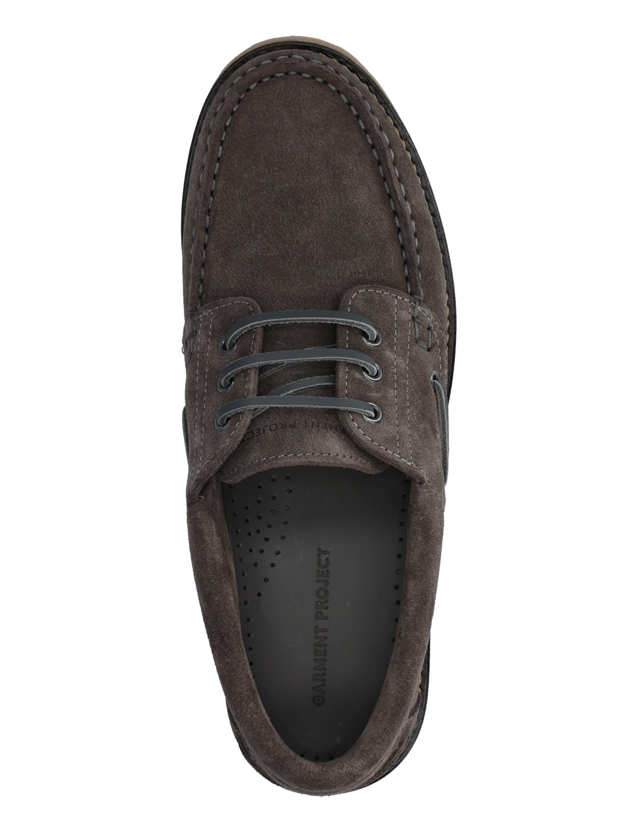 Garment Project - Ollie Boat Shoe - Suede - charcoal - 3