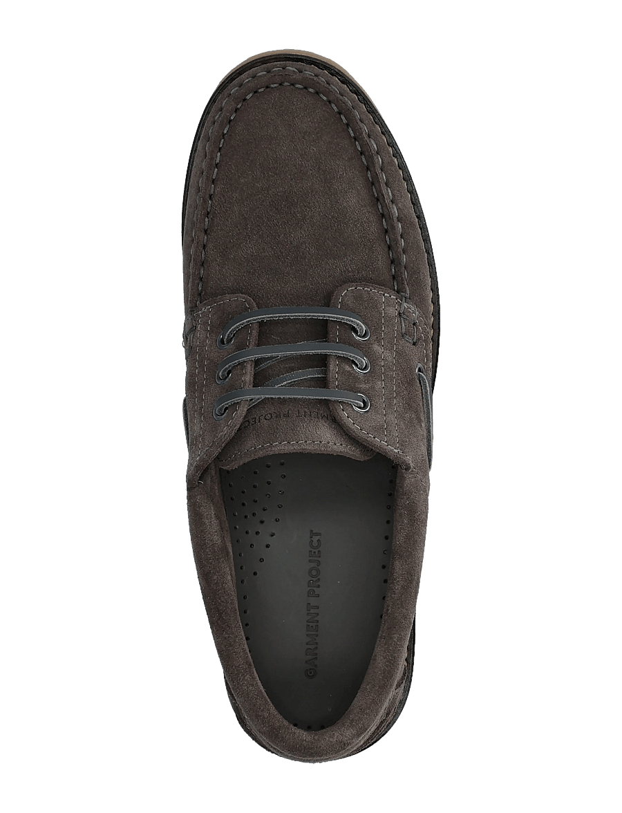 Garment Project - Ollie Boat Shoe - Suede - shop by occasion - charcoal - 3
