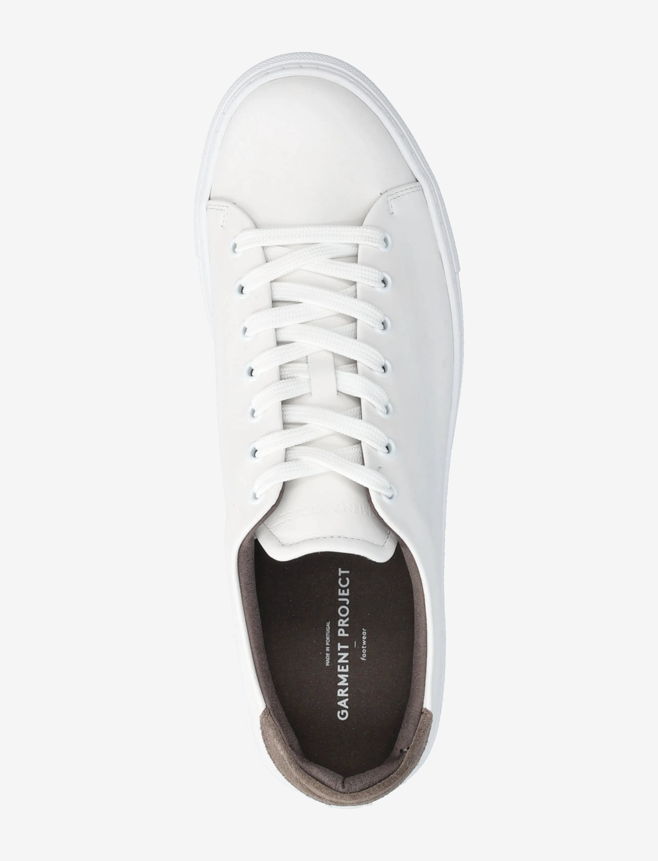 Garment Project - Type ST - White/Elephant Leather - låga sneakers - white - 3