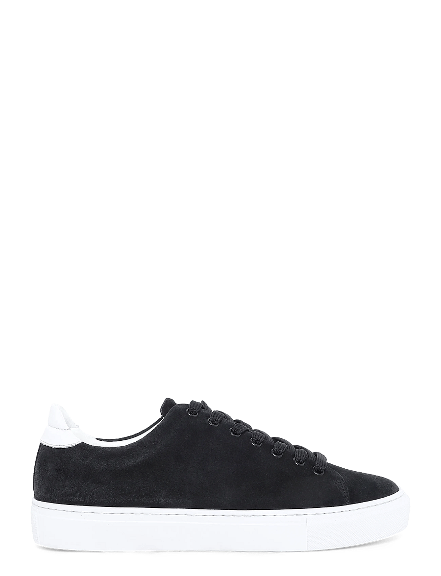 Garment Project - Type ST - Black/White Suede - låga sneakers - black - 2