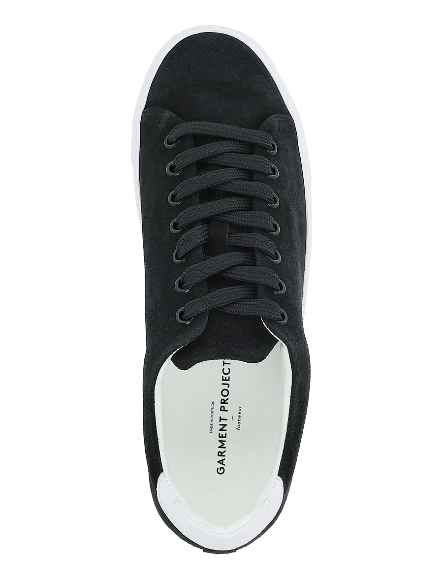 Garment Project - Type ST - Black/White Suede - låga sneakers - black - 3
