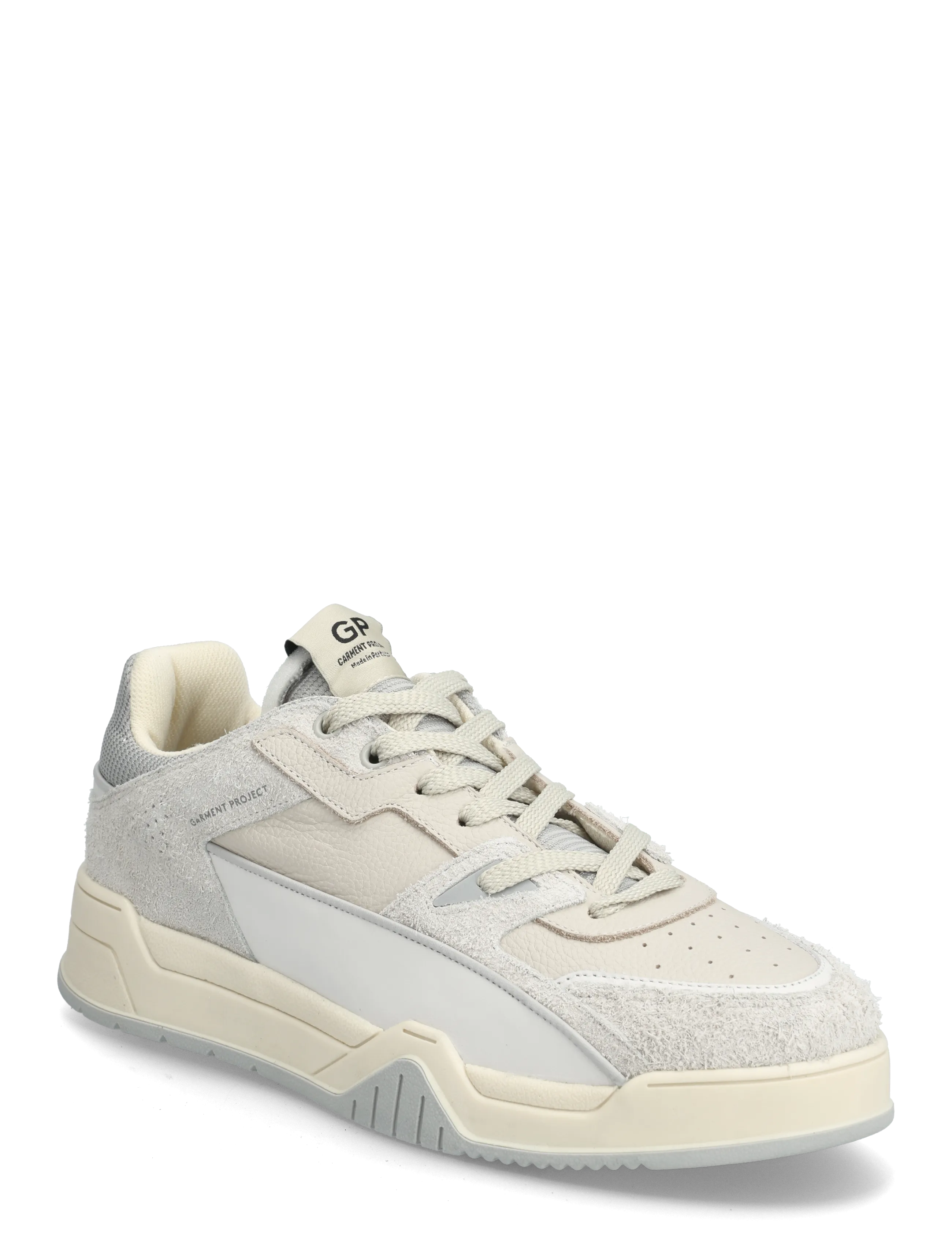 Garment Project Lee Off White / Light Grey, Mænd, Lave Sneakers, Cream, Str: 40