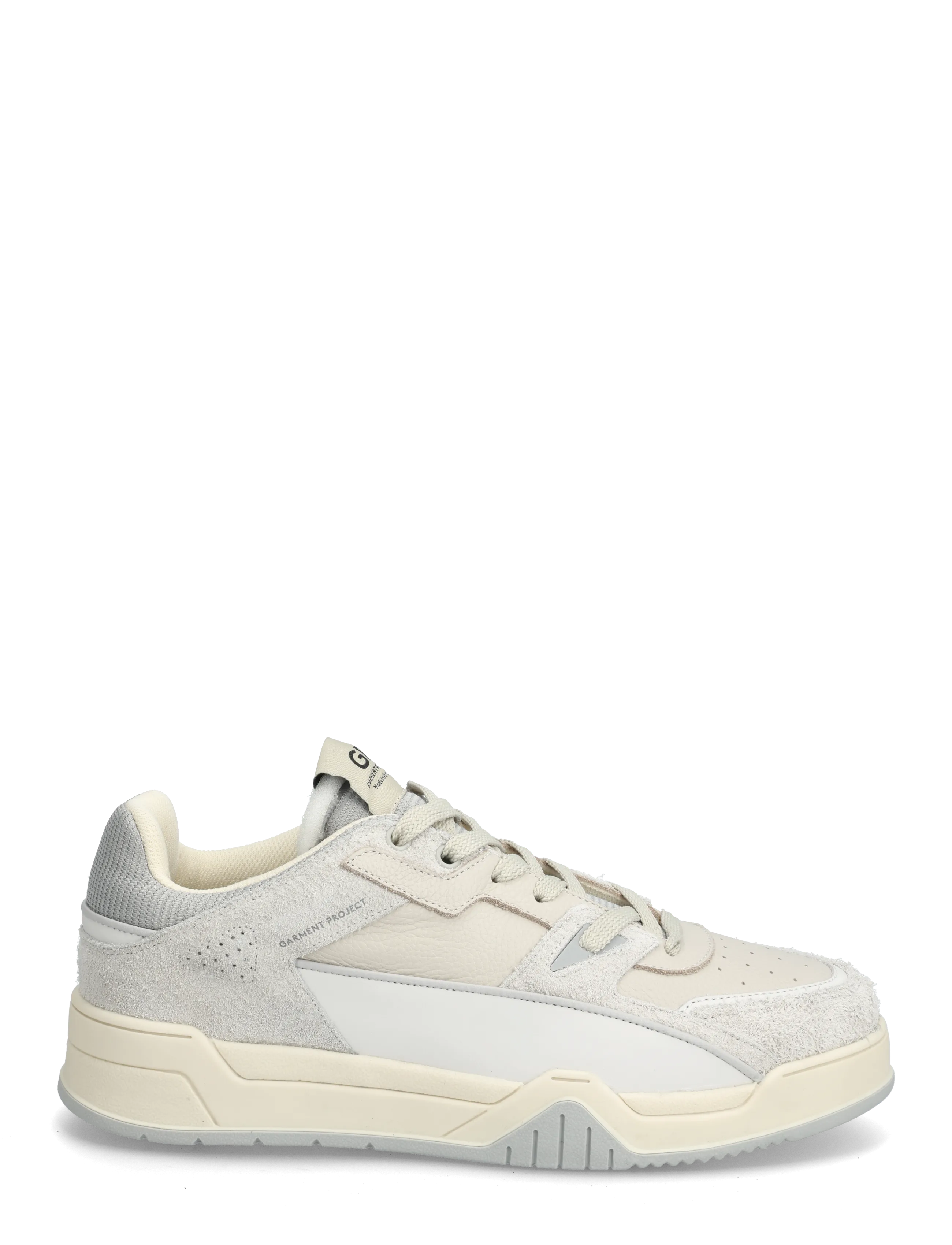 Garment Project - Lee - Off White / Light Grey - lágir strigaskór - light grey - 1