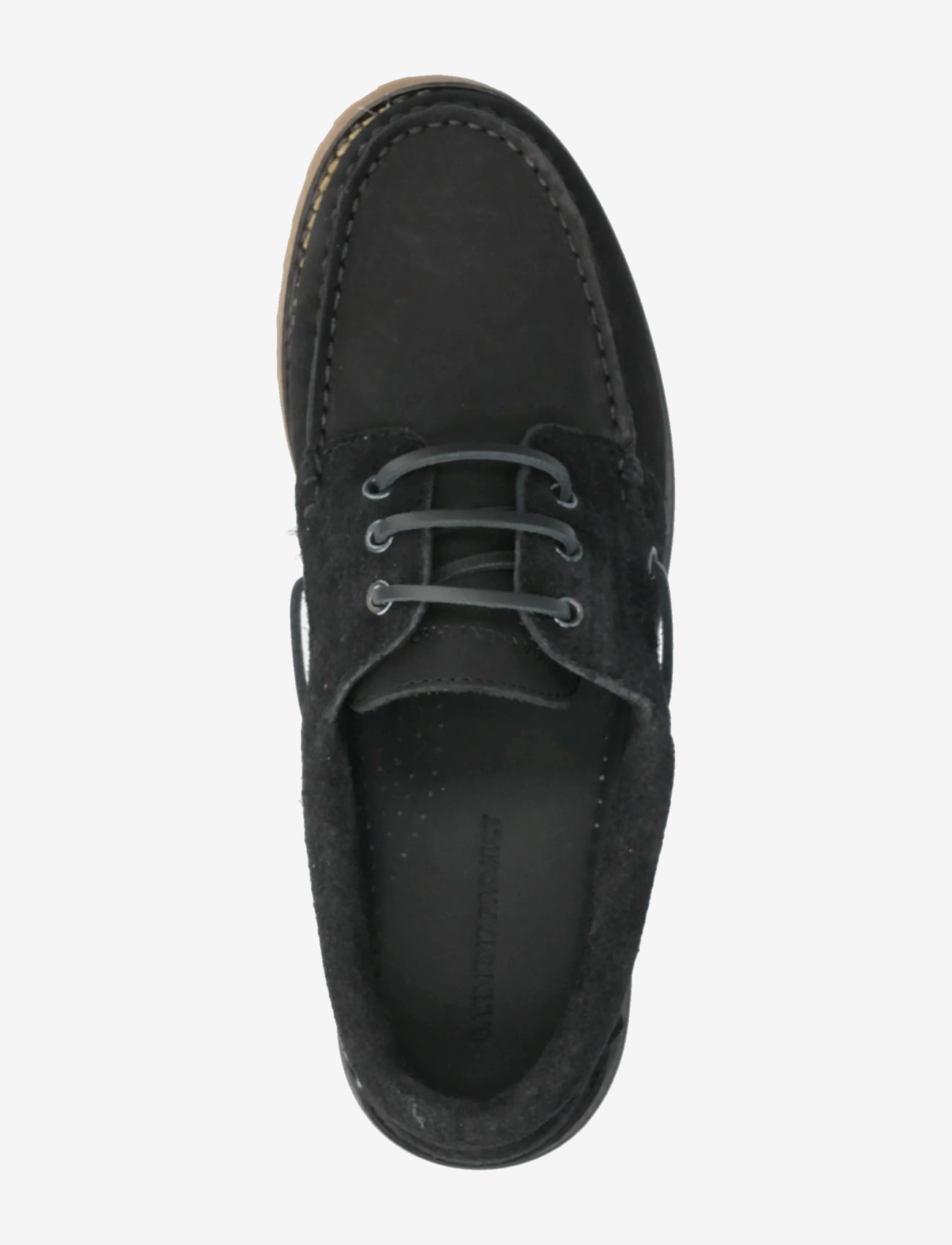 Garment Project - Ollie Boat Shoe - Black Nubuck/Hair - shop by occasion - black - 3
