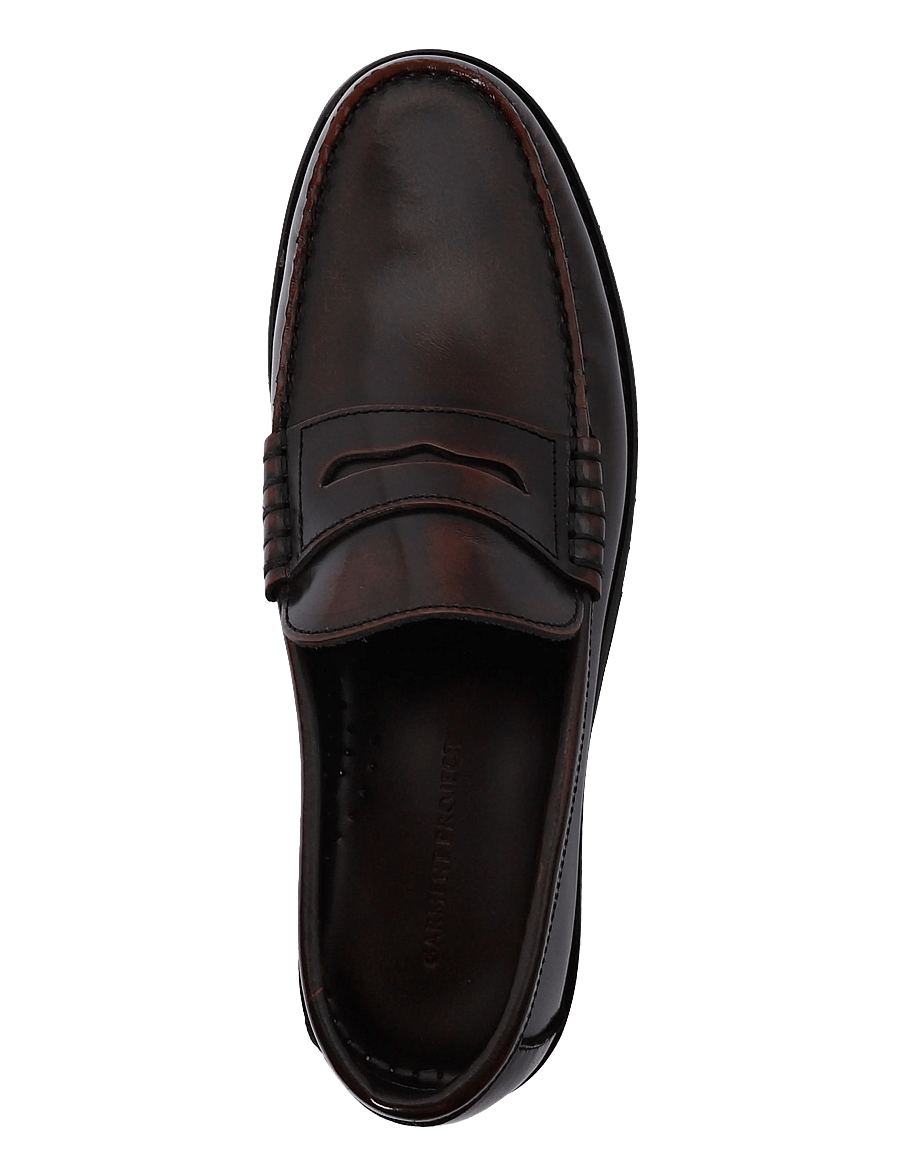 Garment Project - Miles Penny Loafer - Brown Polido - osta tilaisuuden mukaan - brown - 2