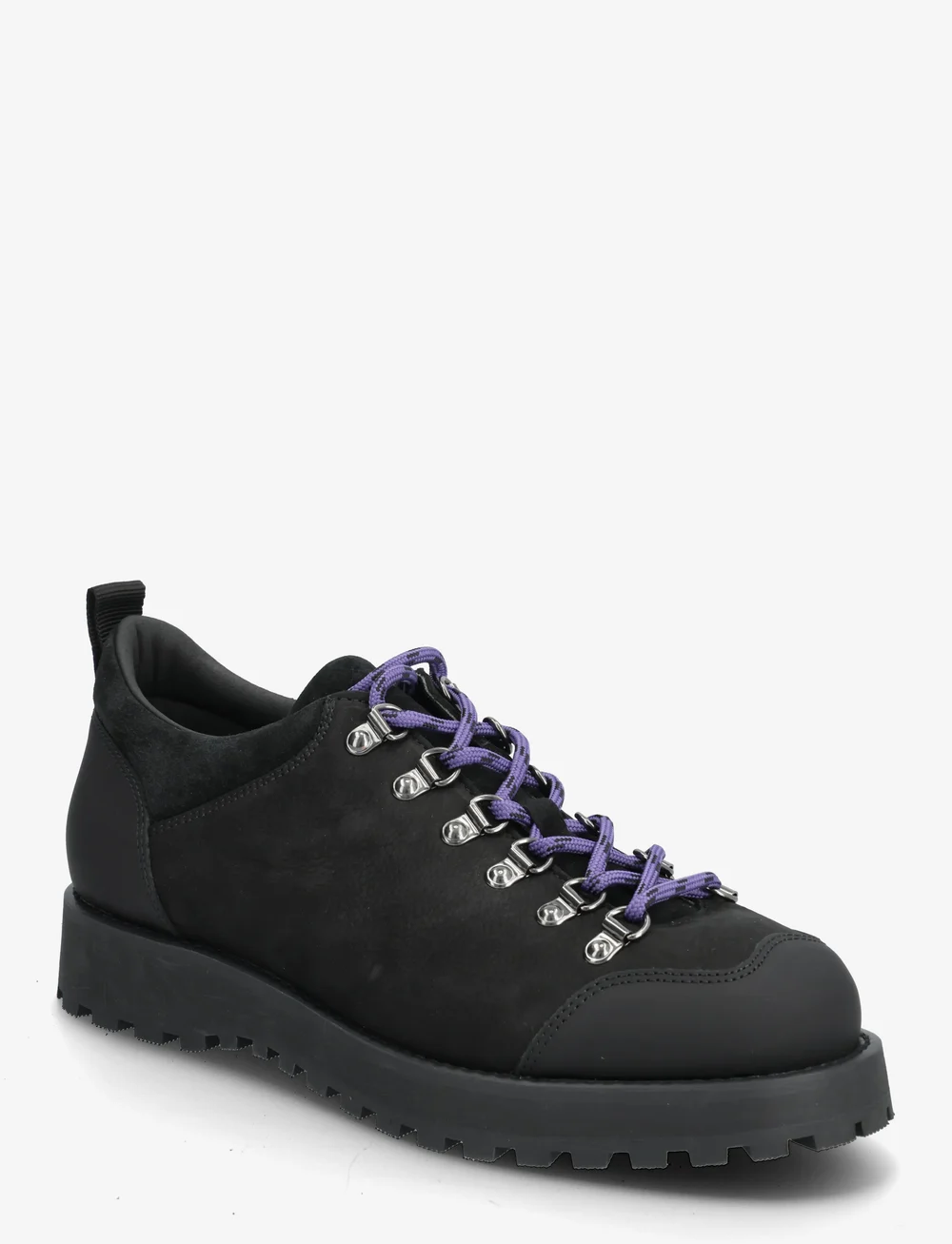 Garment Project - Dune Low - Black Tumbled Nubuck - schnürboots - black - 0