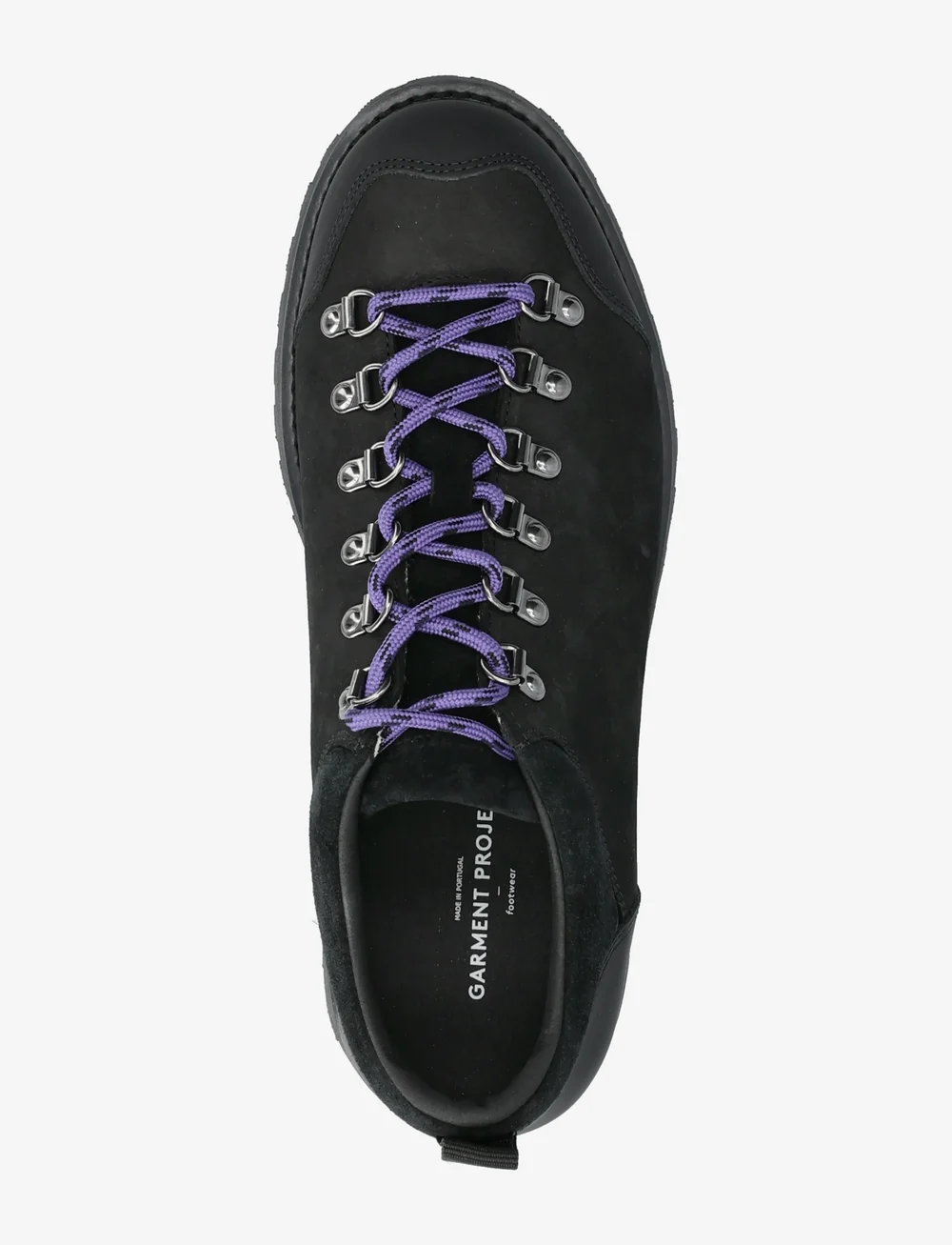 Garment Project - Dune Low - Black Tumbled Nubuck - schnürboots - black - 3