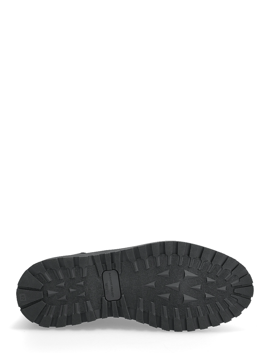 Garment Project - Dune Mid - Black Crazy Horse Leathe - laced boots - black - 4