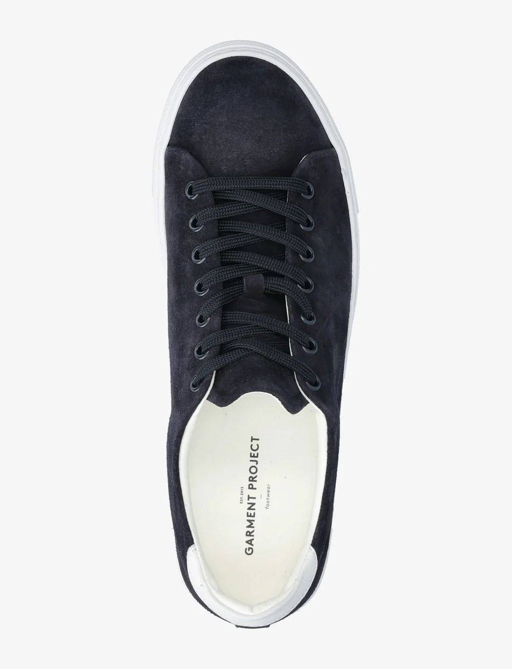 Garment Project - Type ST - Navy/White Suede - niedriger schnitt - navy - 3