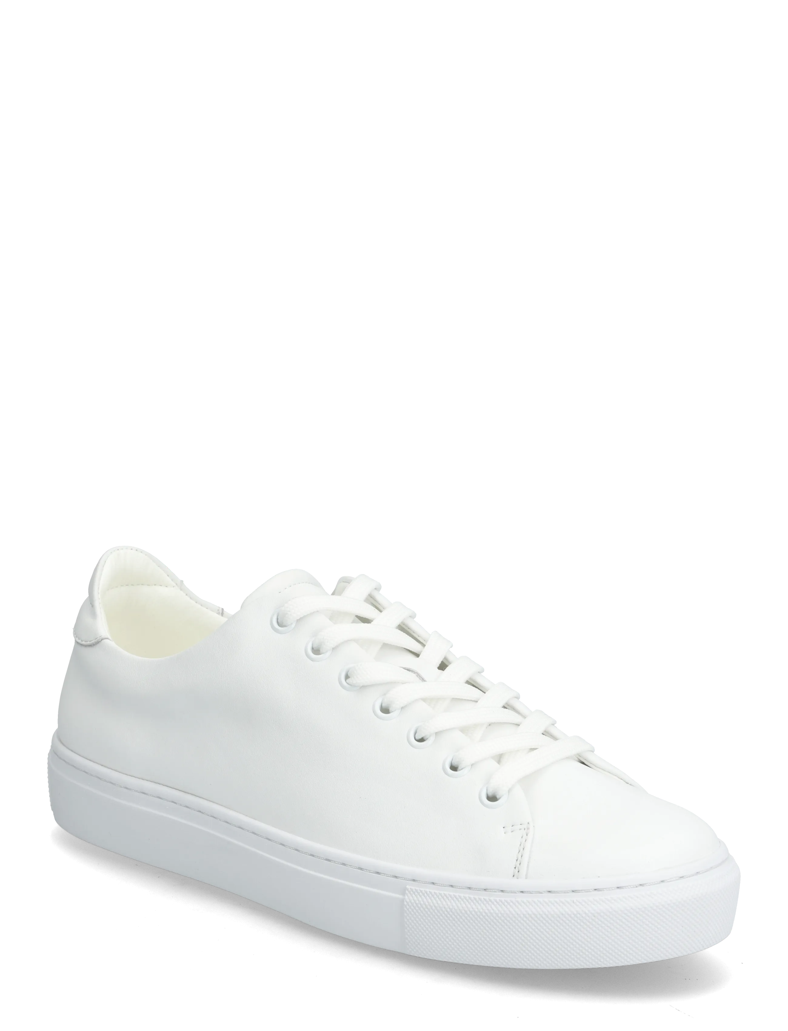 Garment Project Type ST - White Leather - Lave sneakers - WHITE / white