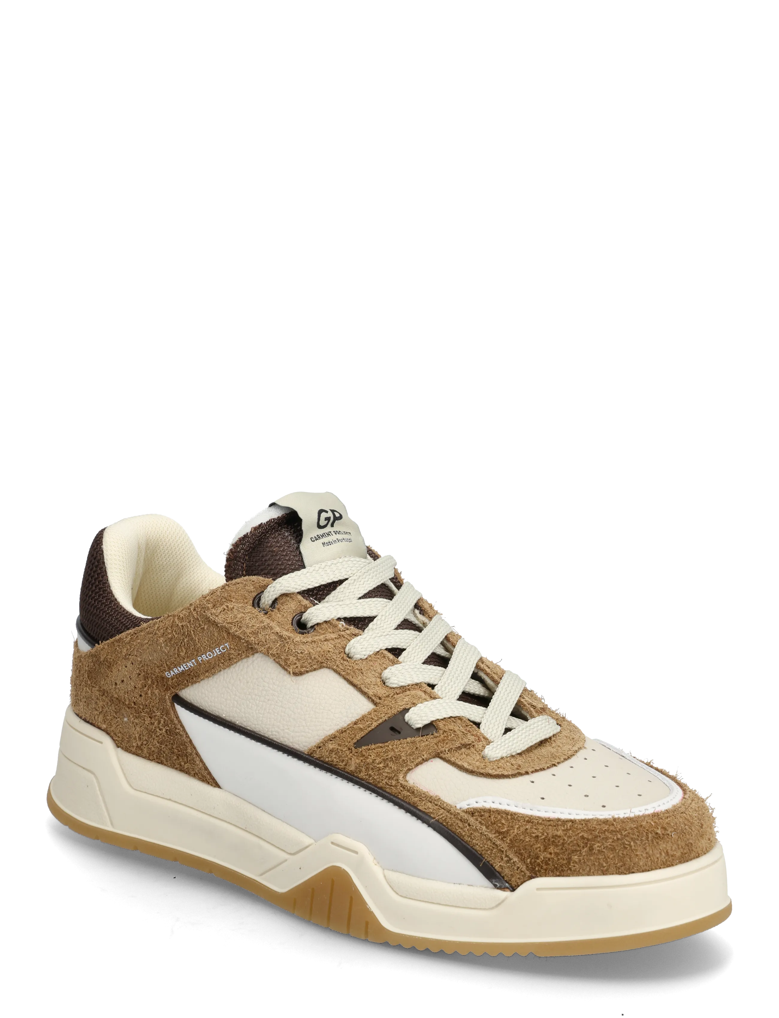 Garment Project Lee - Cognac / White, 46, Brown, Sneakers > Sneakers Med Lav Top, Herre