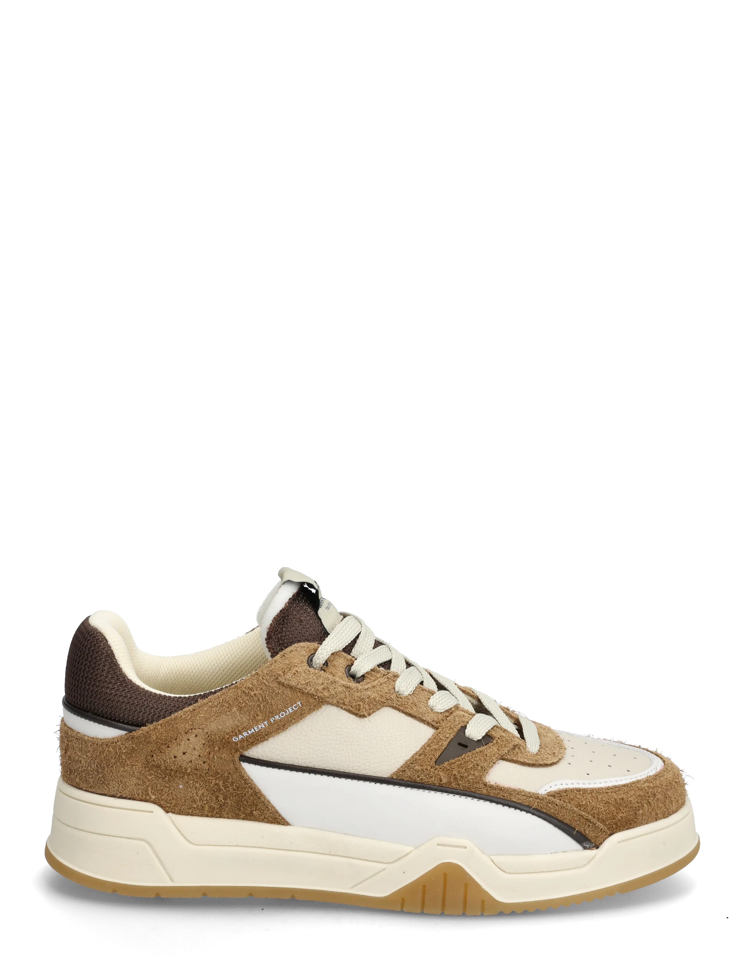 Garment Project - Lee - Cognac / White - baskets basses - cognac - 1