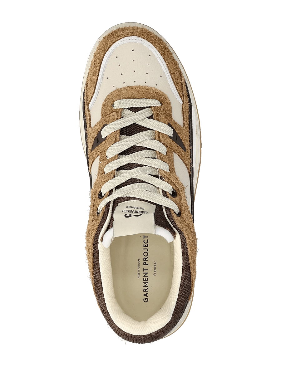 Garment Project - Lee - Cognac / White - baskets basses - cognac - 3
