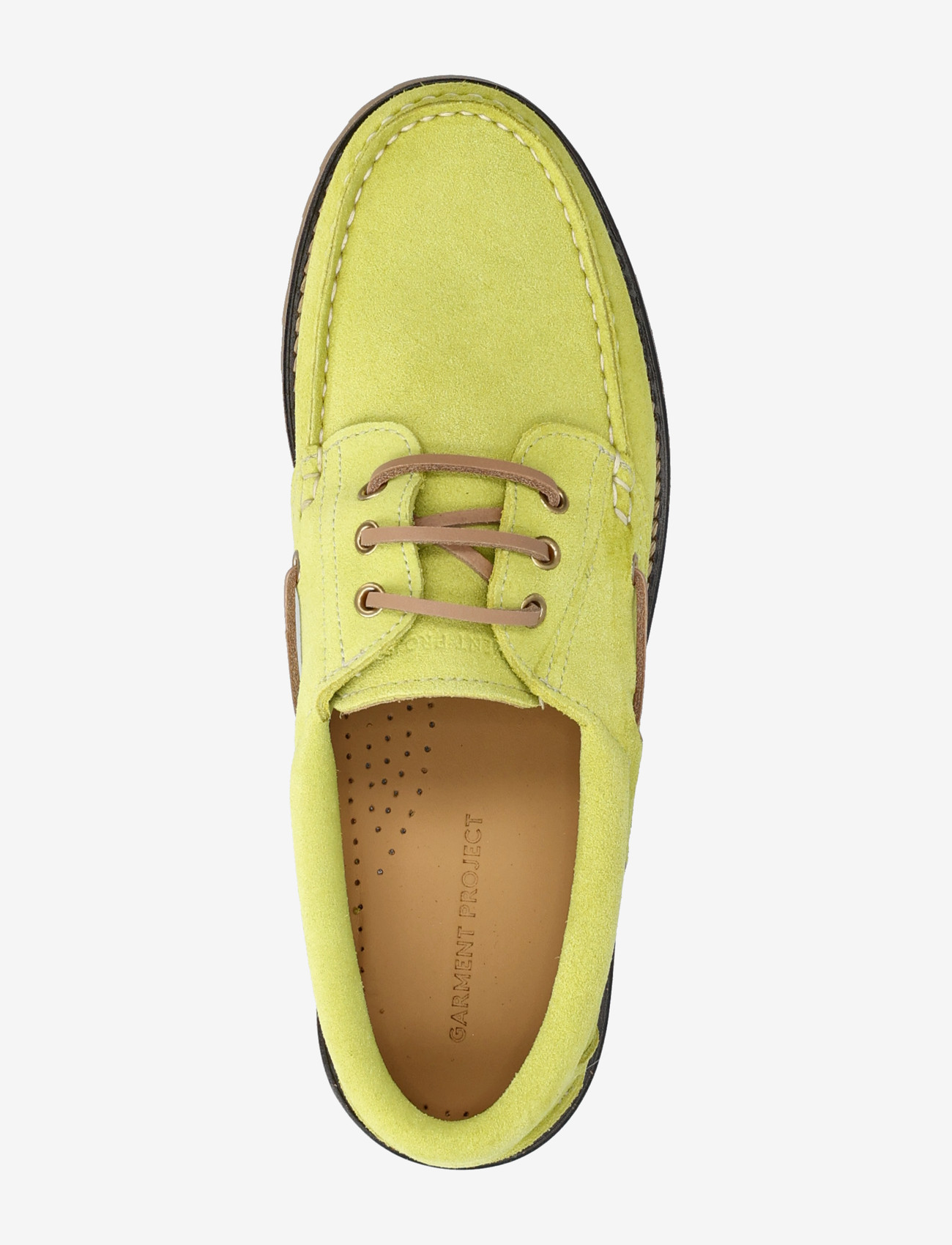 Garment Project - Ollie Boat Shoe - Acid Yellow Suede - shop efter anledning - acid yellow - 3