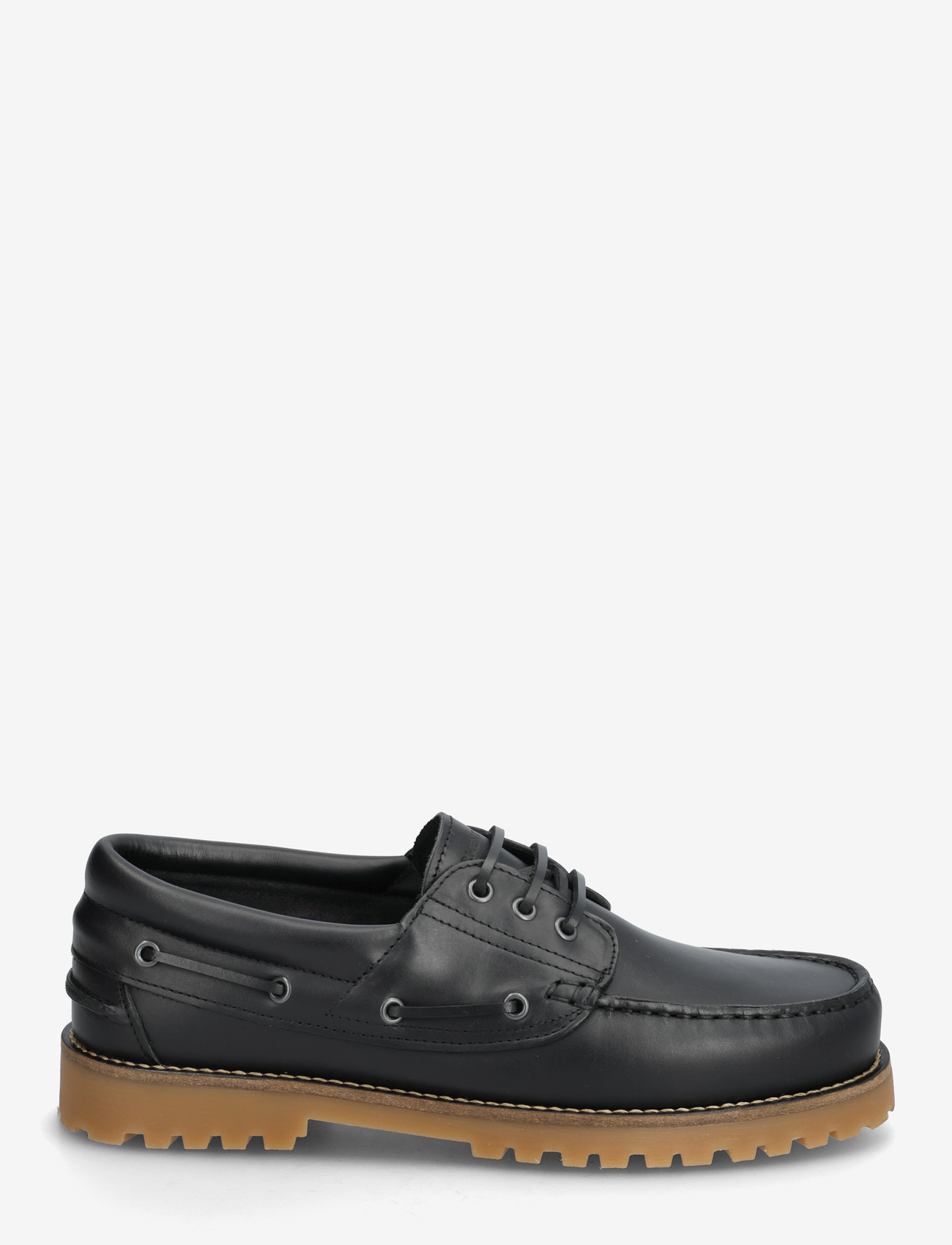 Garment Project - Ollie Boat Shoe - Black/Gum Leather - shoppa efter tillfälle - black - 1
