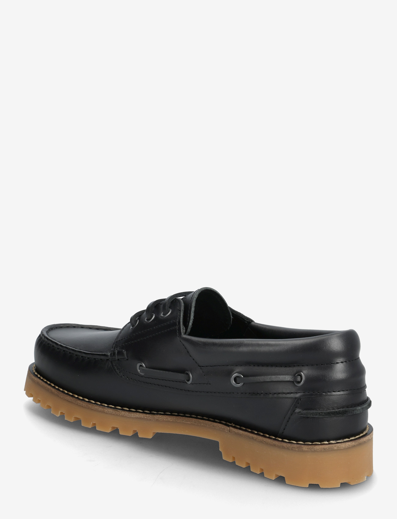 Garment Project - Ollie Boat Shoe - Black/Gum Leather - shoppa efter tillfälle - black - 2
