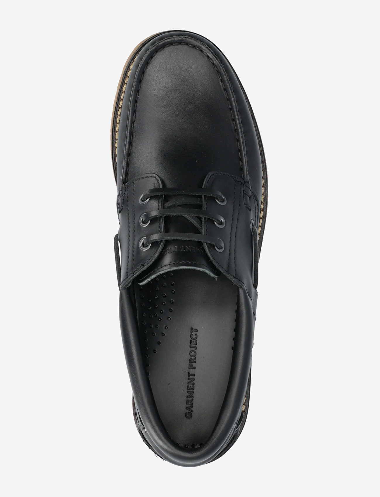 Garment Project - Ollie Boat Shoe - Black/Gum Leather - shoppa efter tillfälle - black - 3