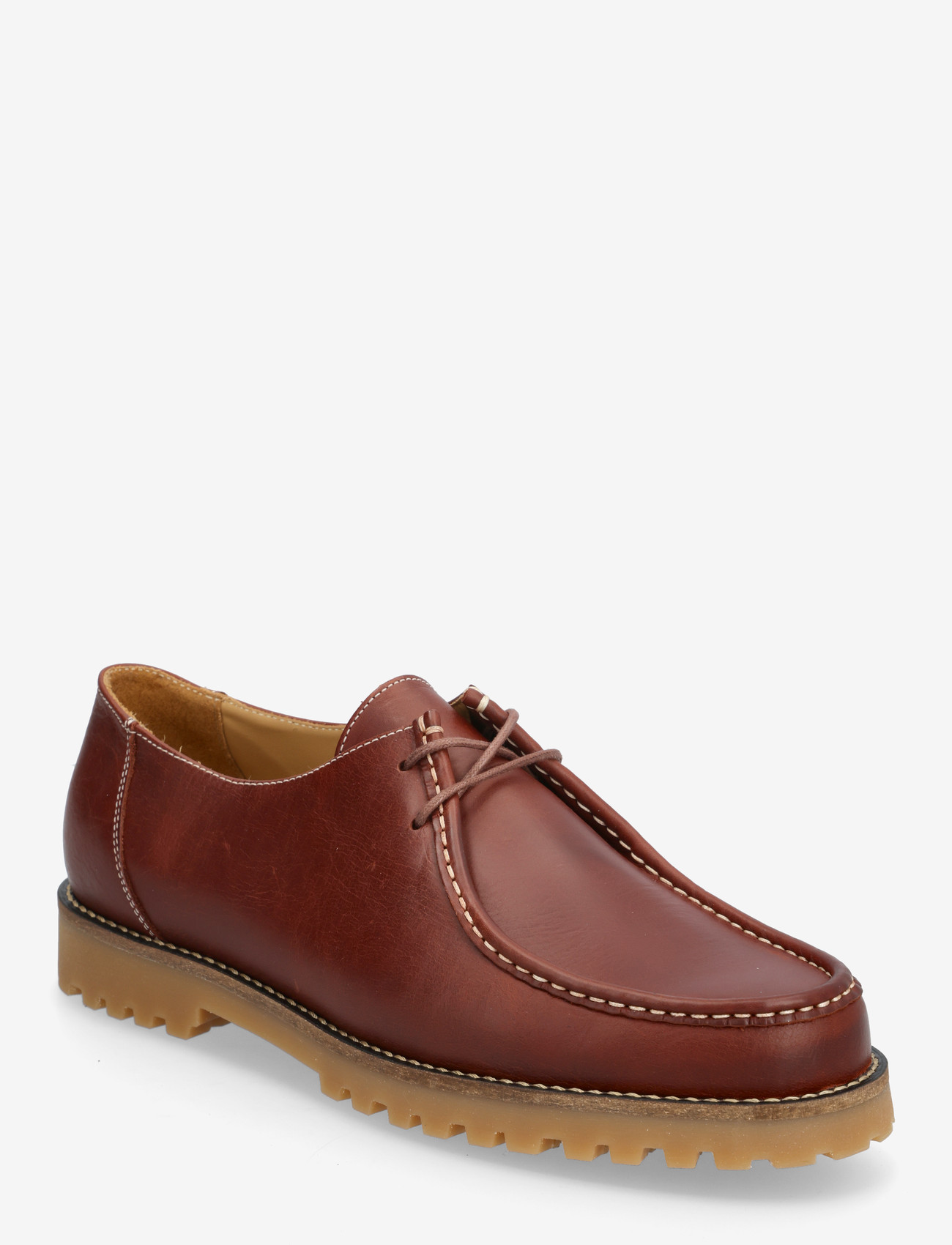 Garment Project - Ollie Moc Toe - Brown Leather - moc toe sko - brown - 0