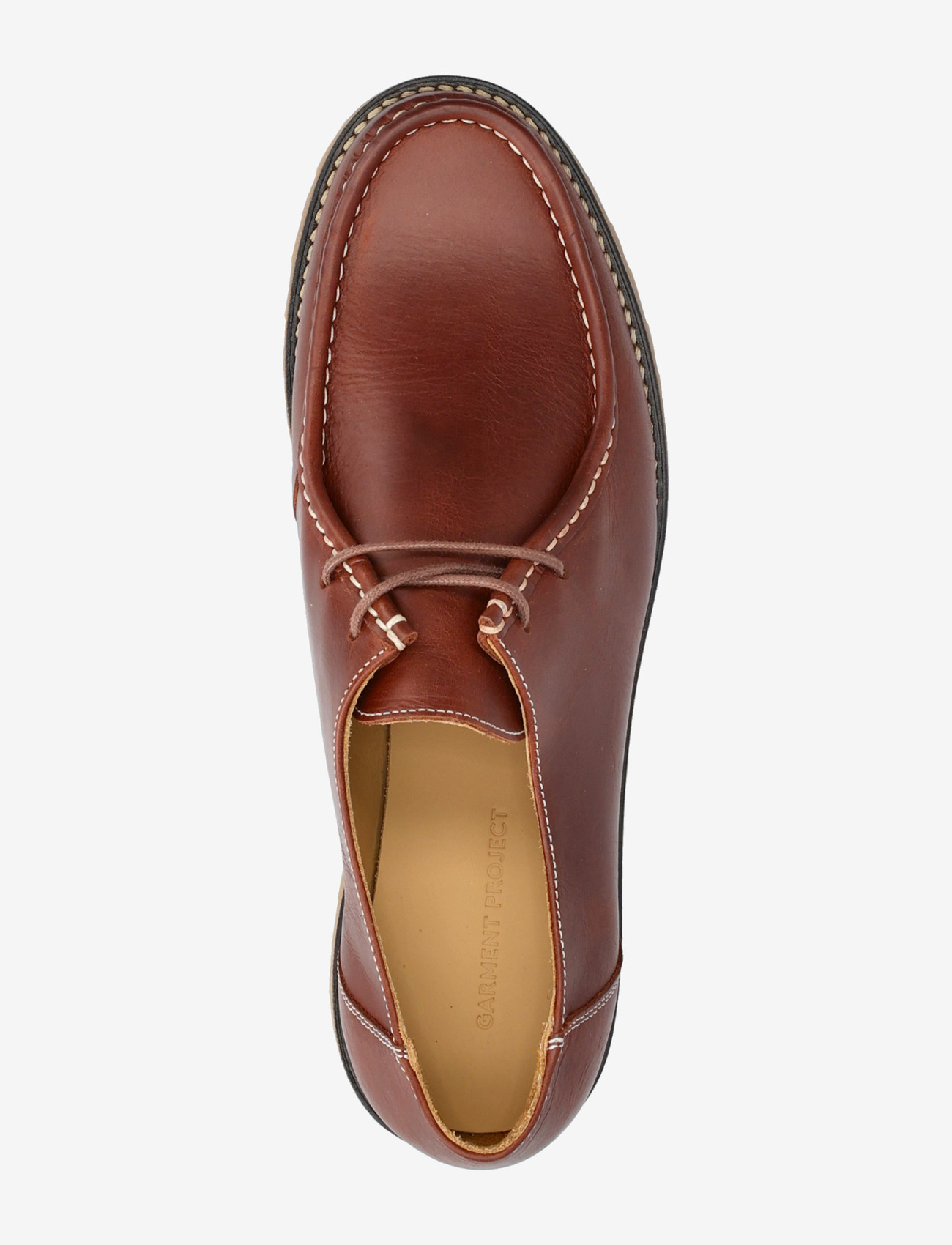 Garment Project - Ollie Moc Toe - Brown Leather - moc toe sko - brown - 3