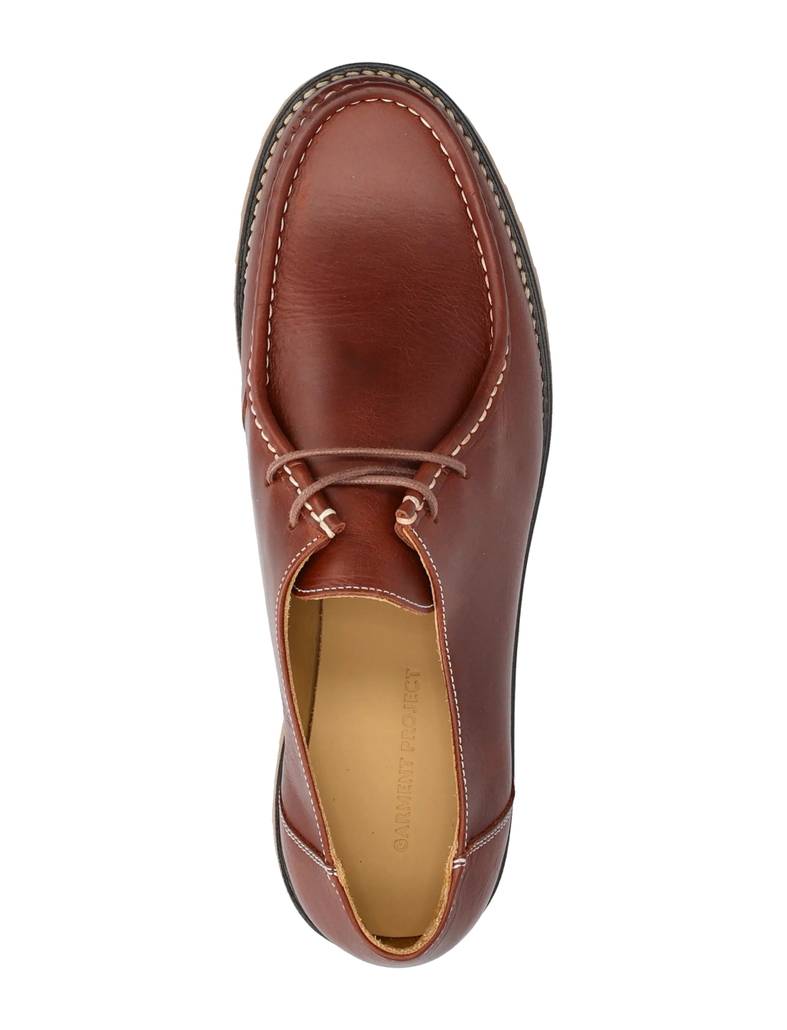 Garment Project - Ollie Moc Toe - Brown Leather - moc-toe boots - brown - 3