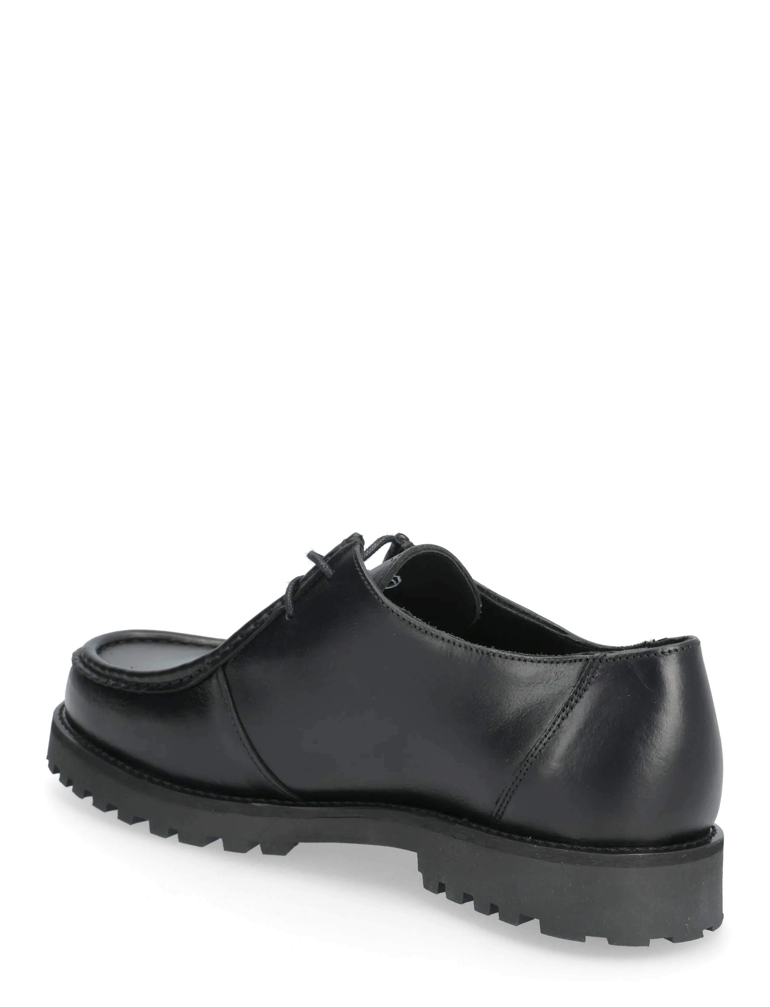 Garment Project - Ollie Moc Toe - Black Leather - moc toe skor - black - 2