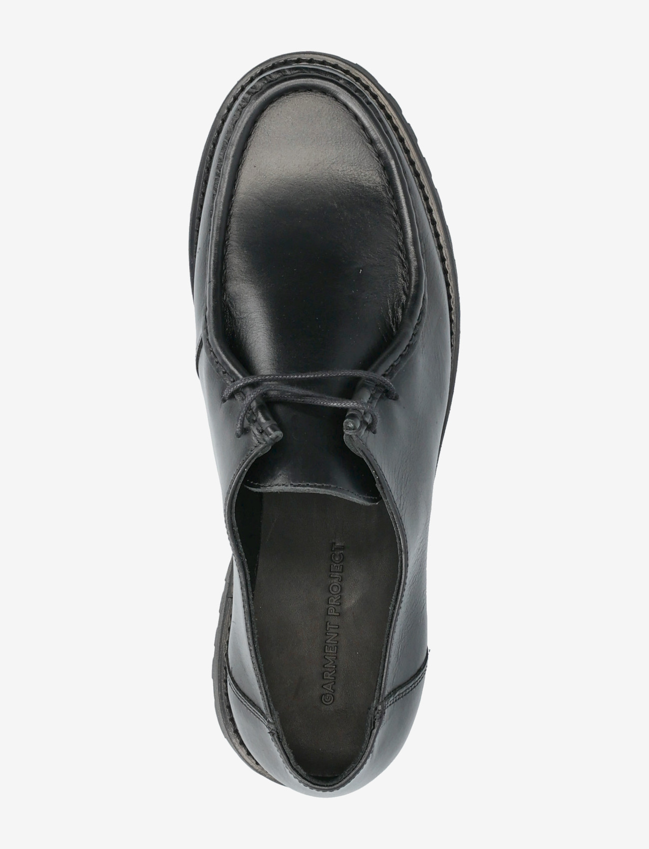Garment Project - Ollie Moc Toe - Black Leather - moc toes - black - 3