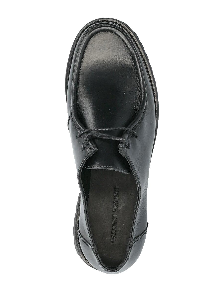 Garment Project - Ollie Moc Toe - Black Leather - moc-toe boots - black - 3
