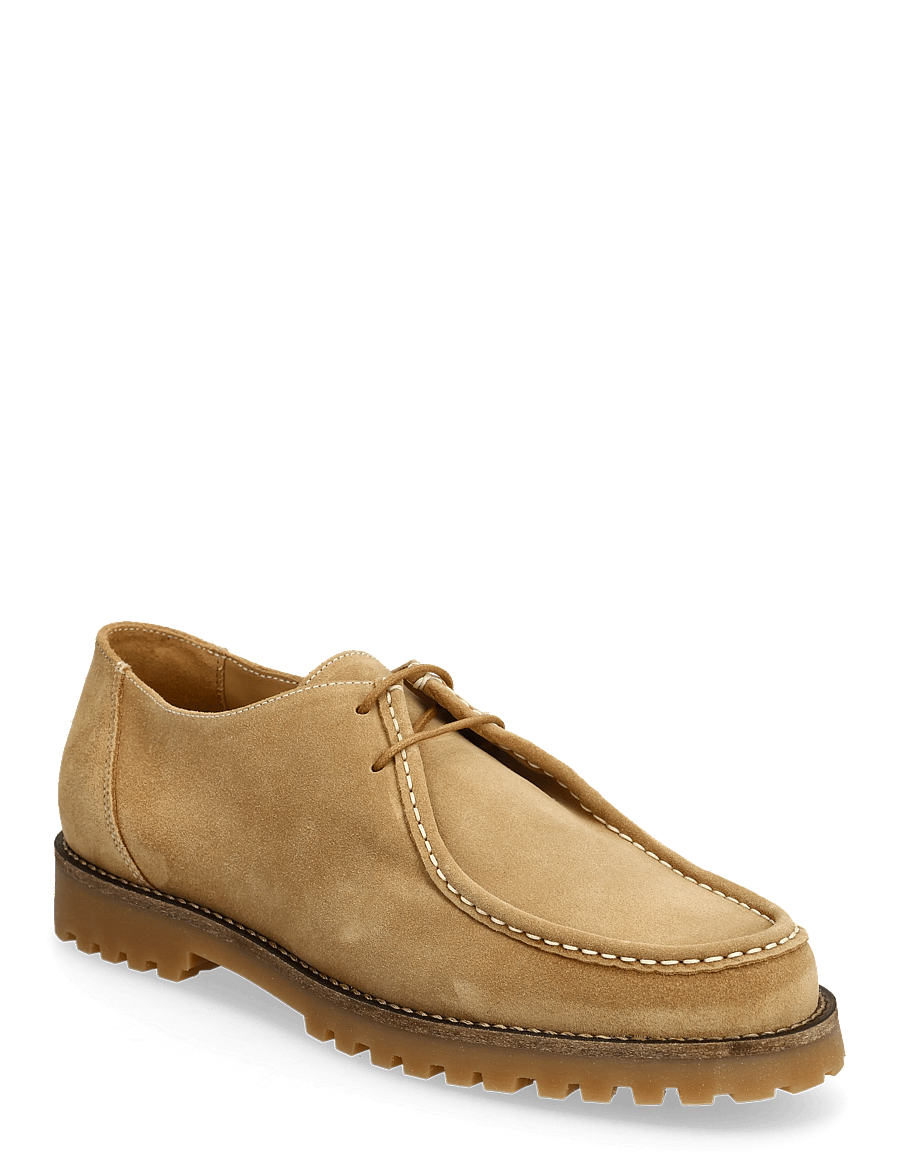 Garment Project - Ollie Moc Toe - Earth Suede - moc-toe boots - earth - 0