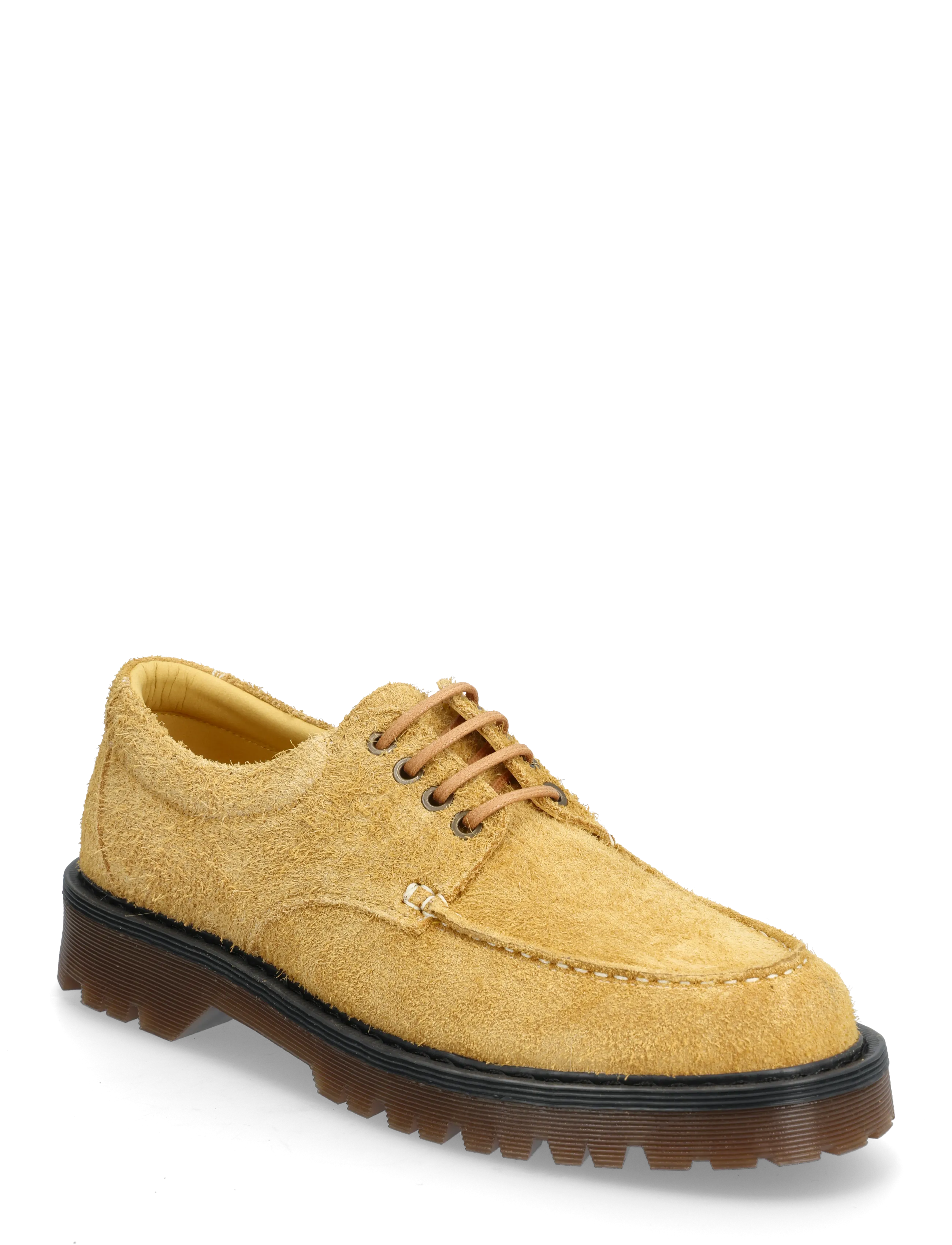 Garment Project Pete Moc Toe Hairy Suede, 42, Business, Gelb - Toes, Männerswear