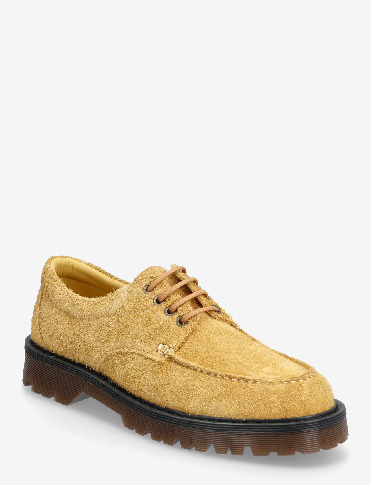 Garment Project - Pete Moc Toe - Honey Hairy Suede - moc toe sko - honey - 0