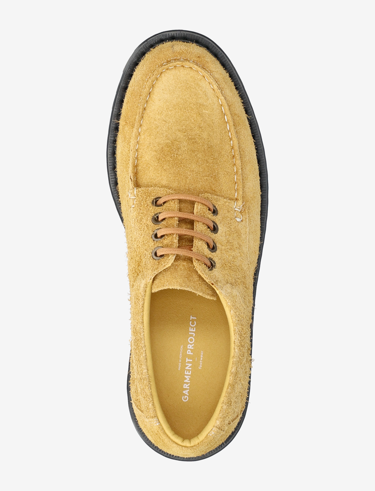 Garment Project - Pete Moc Toe - Honey Hairy Suede - moc toe sko - honey - 3