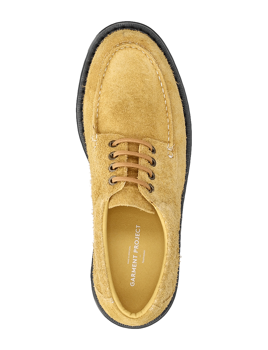 Garment Project - Pete Moc Toe - Hairy Suede - moc-toes - honey - 3