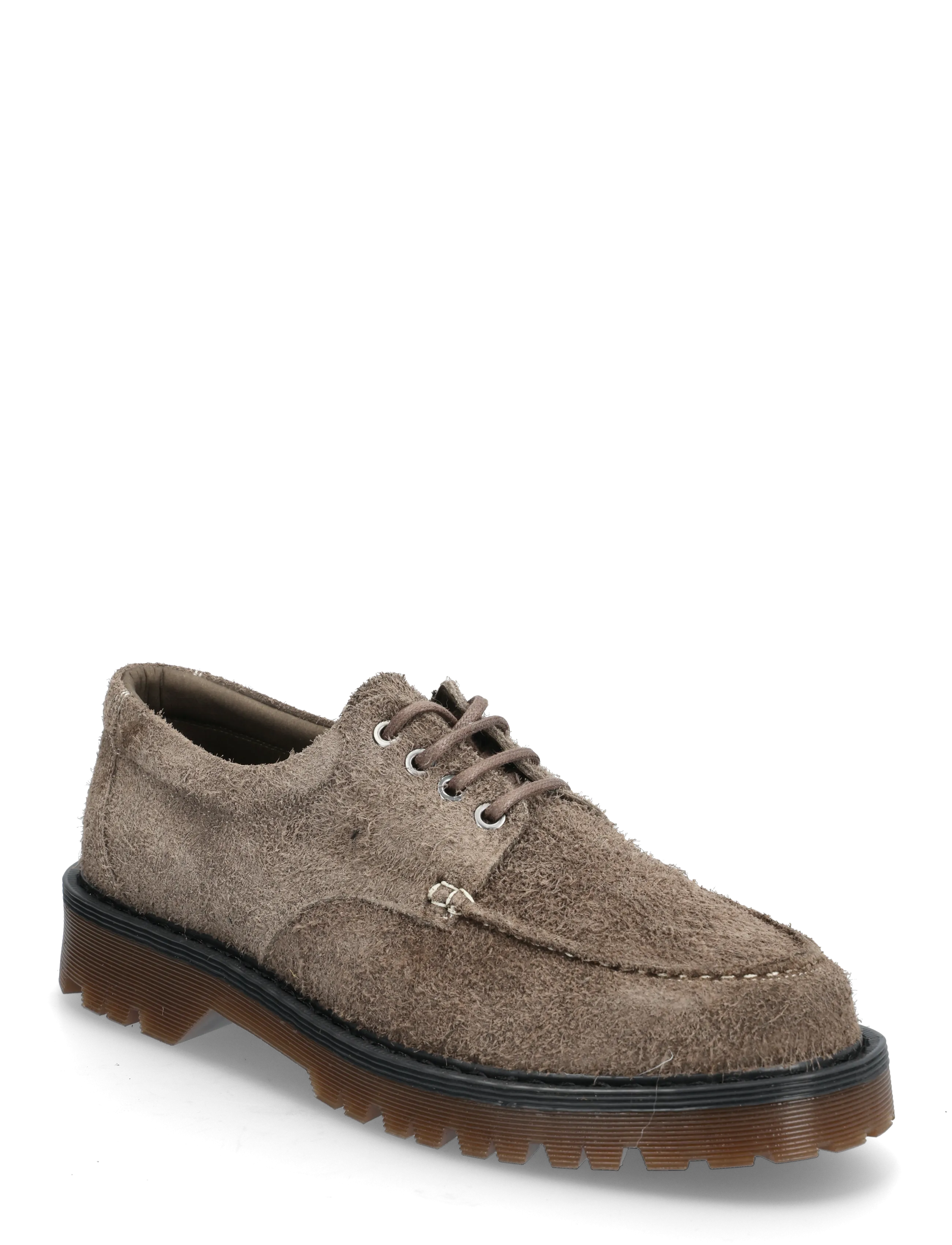 Garment Project Pete Moc Toe - Elephant Hairy Suede - Sko - ELEPHANT / brown