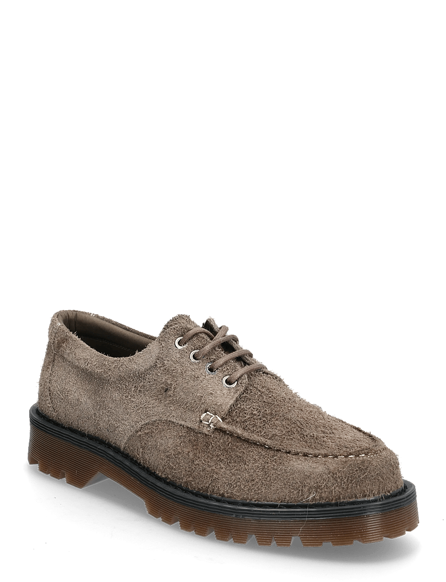 Garment Project - Pete Moc Toe - Elephant Hairy Suede - moc-toes - elephant - 0