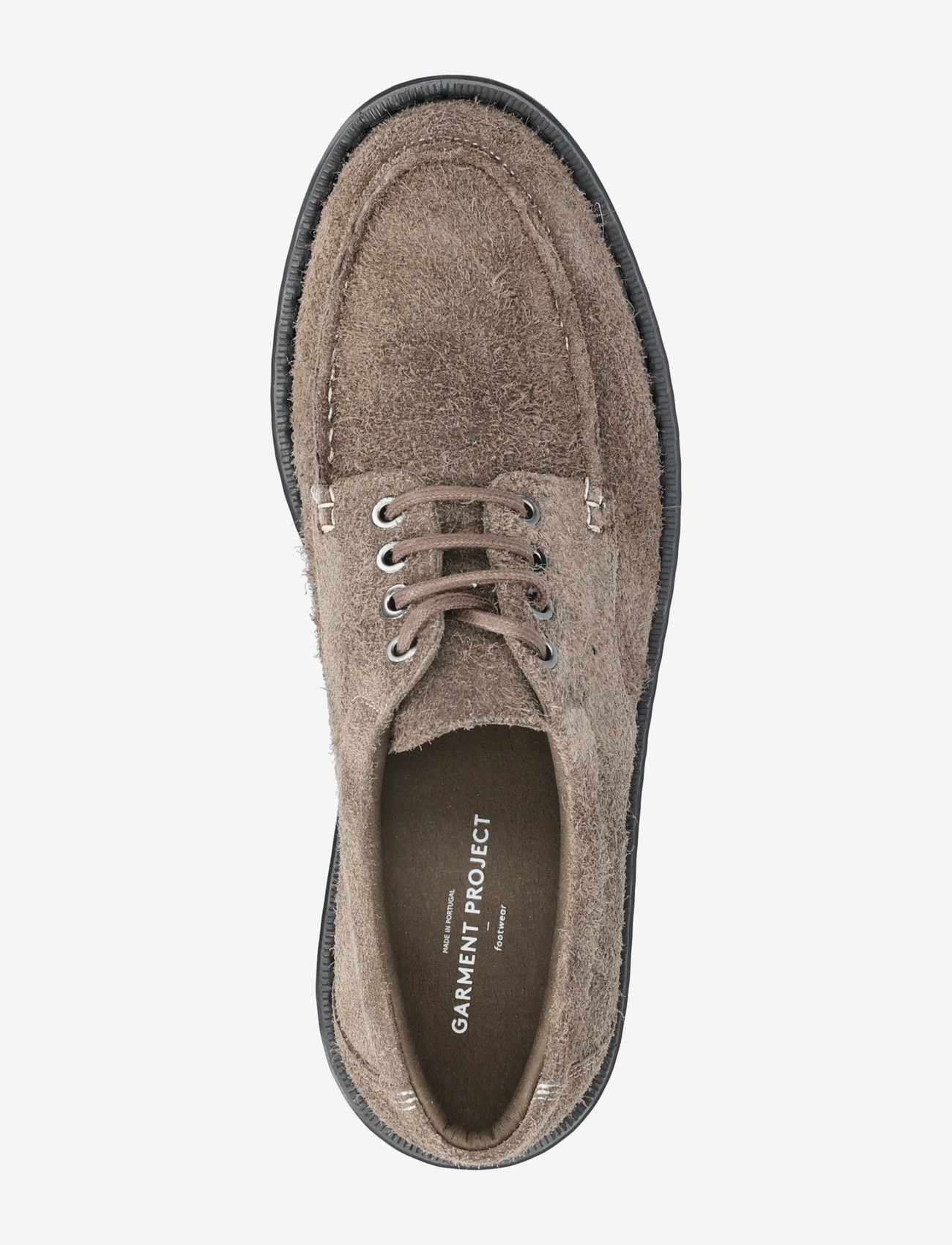 Garment Project - Pete Moc Toe - Elephant Hairy Suede - moc toe sko - elephant - 3