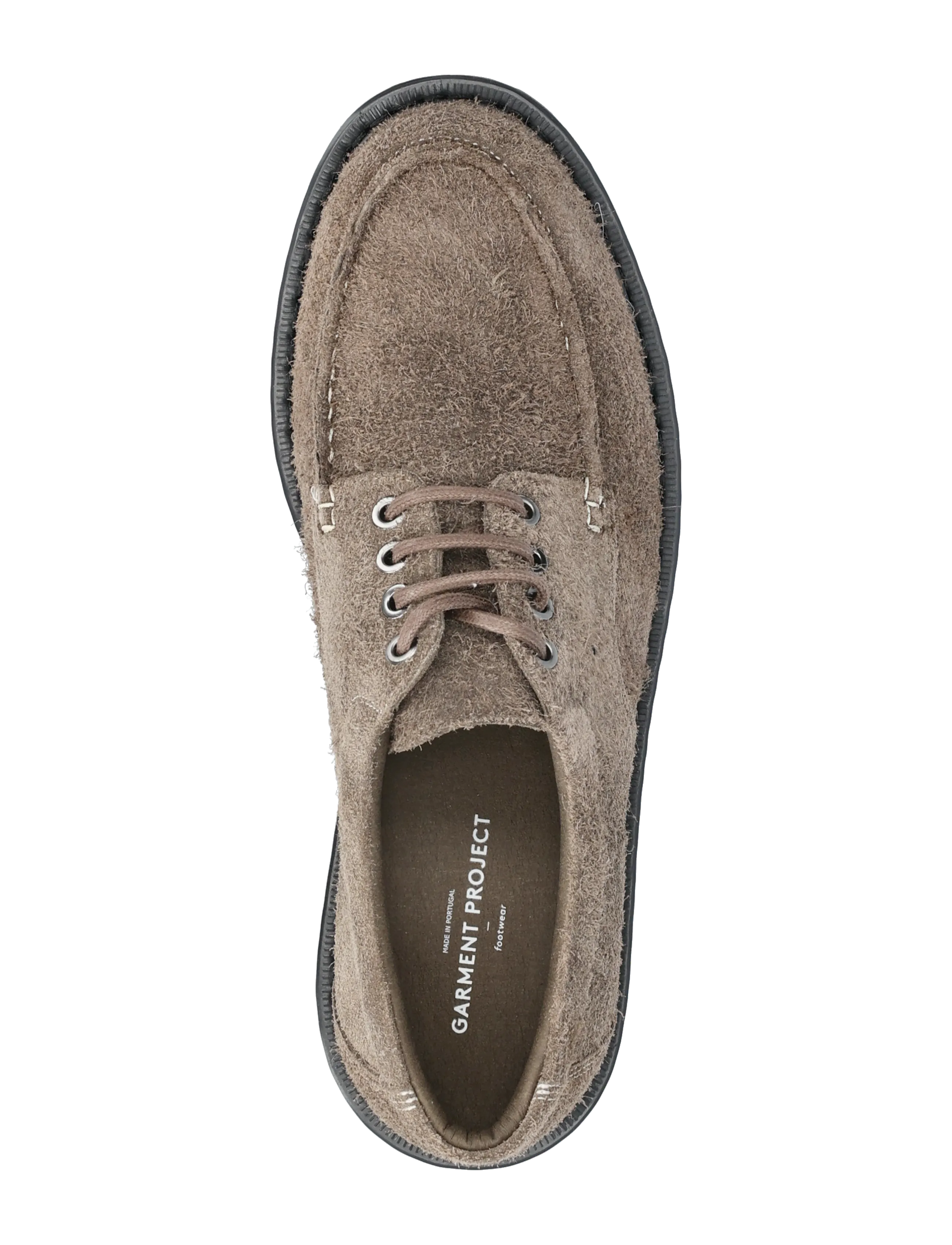 Garment Project - Pete Moc Toe - Elephant Hairy Suede - moc-toes - elephant - 3