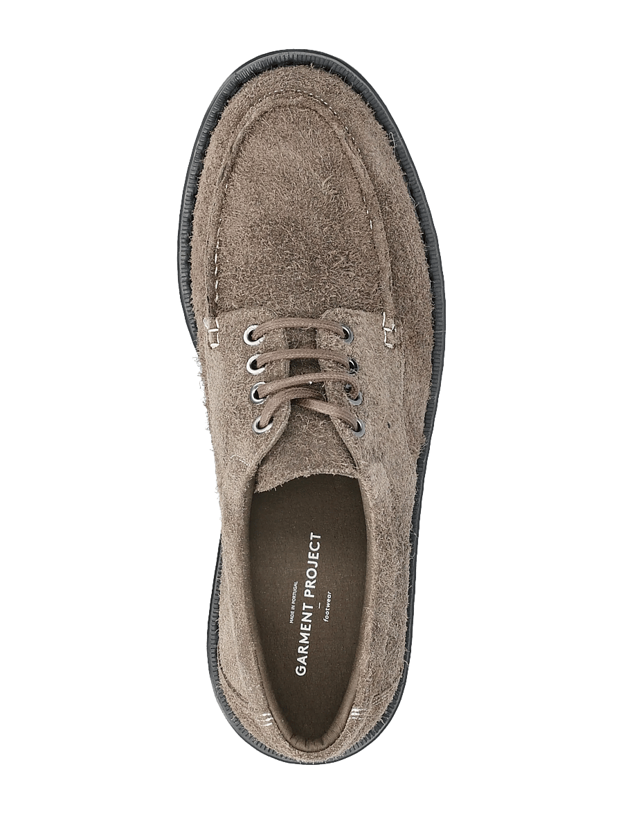 Garment Project - Pete Moc Toe - Elephant Hairy Suede - moc-toes - elephant - 3